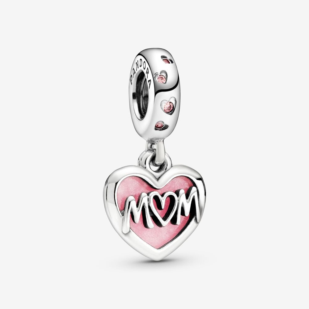 Mum Script Heart Hangende Bedel 798887c01