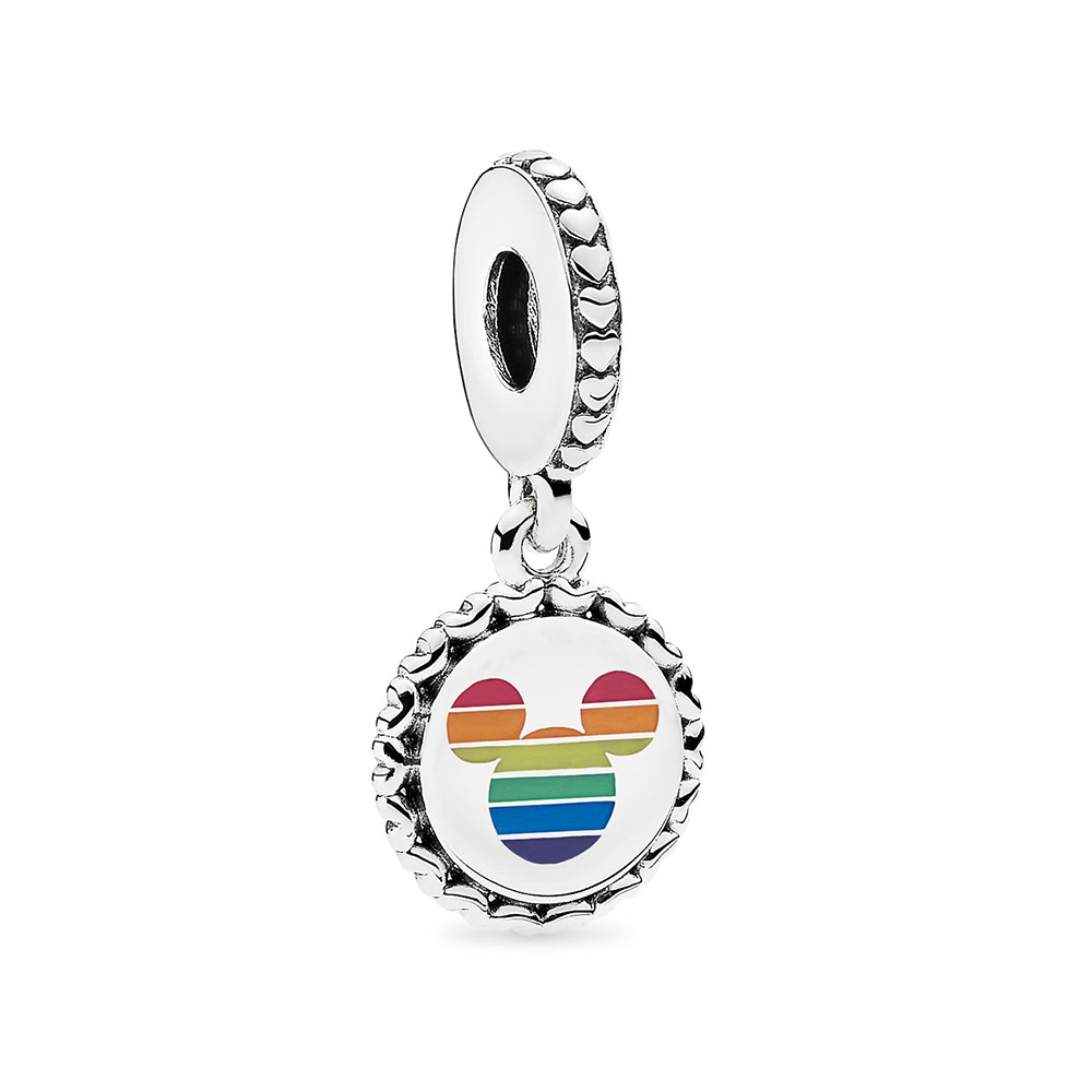 Pandora Style Disney, Mickey Mouse Regenboog Hangende Bedel - P400036052279