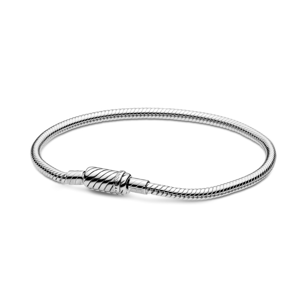 Pandora Moments Glijdende Magnetische Sluiting Slangenschakelarmband - 599103C00