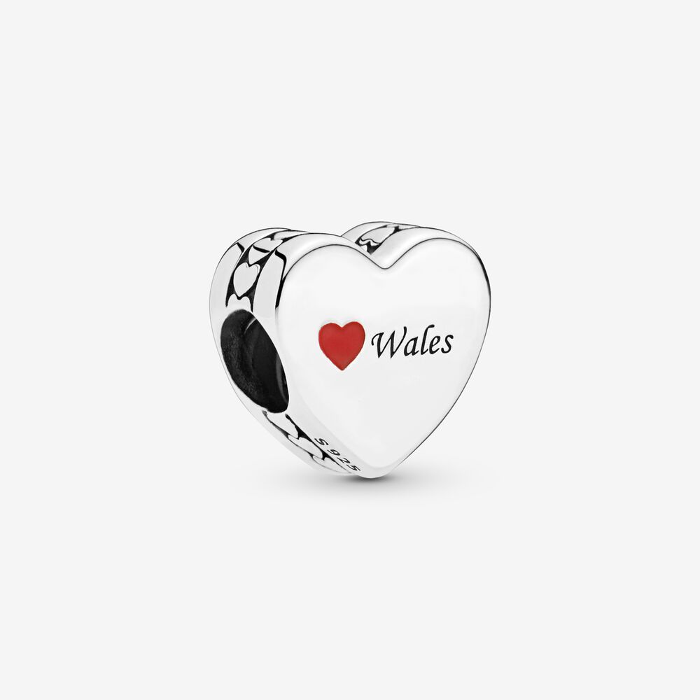 PANDORA Wales Love Heart Bedel