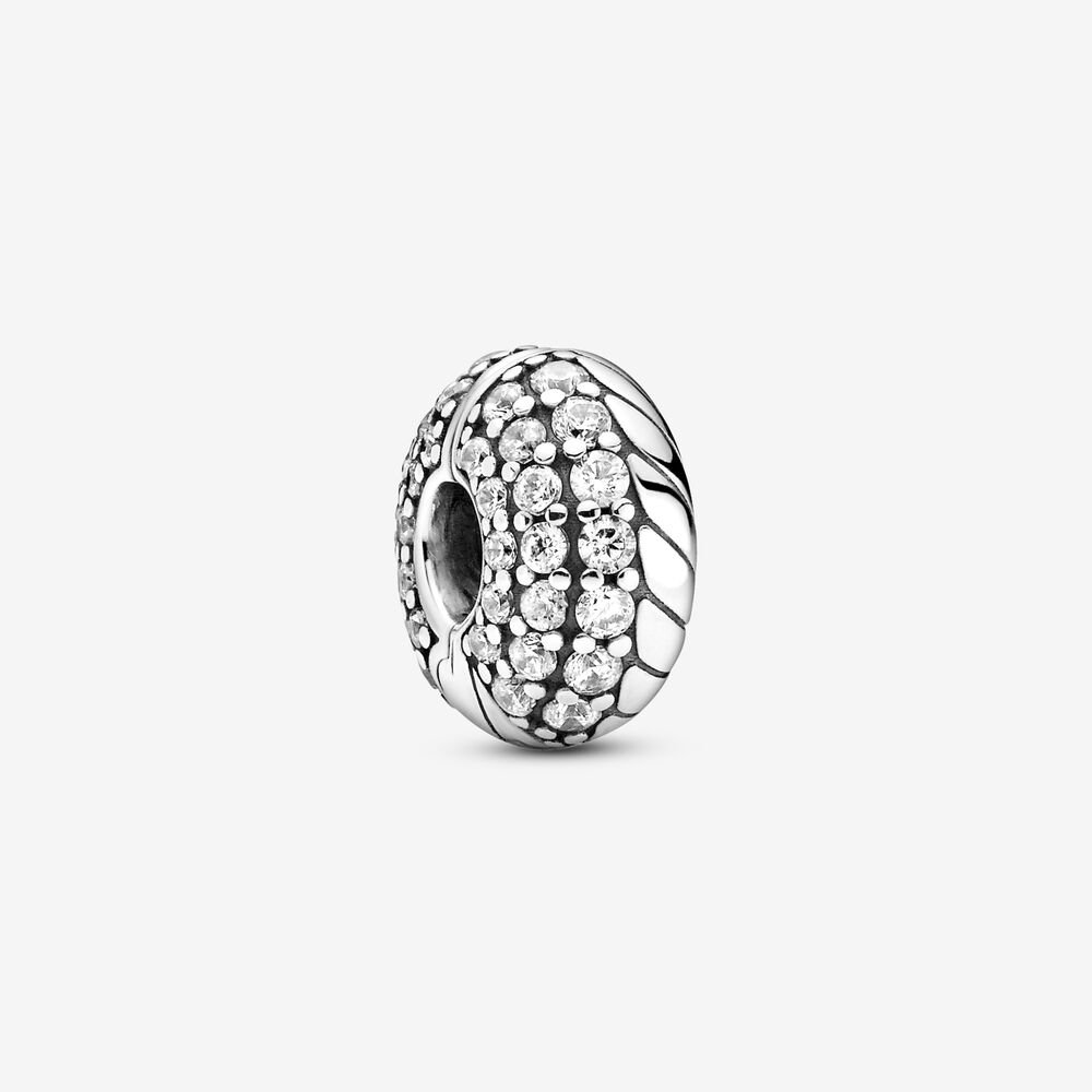 PANDORA Pavé Slangenpatroonoorringen - 799089C01