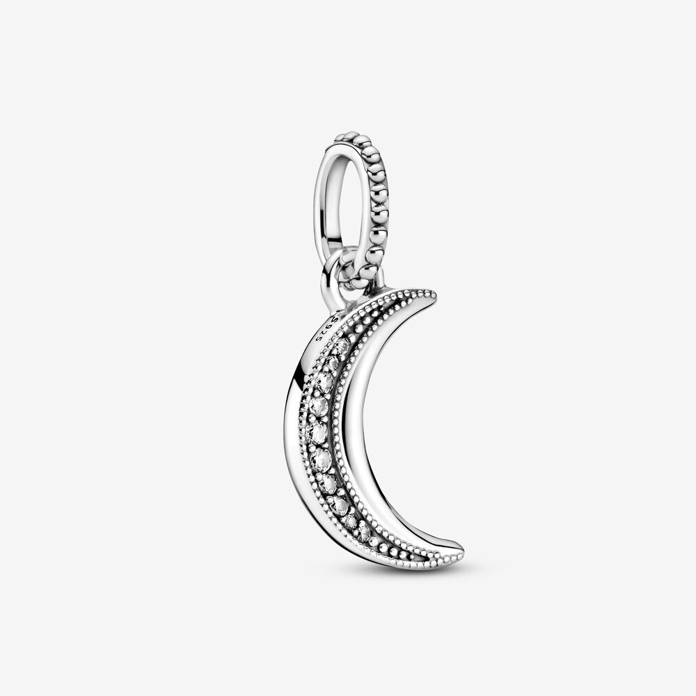 Sparkling Crescent Moon Pendant 399184c01