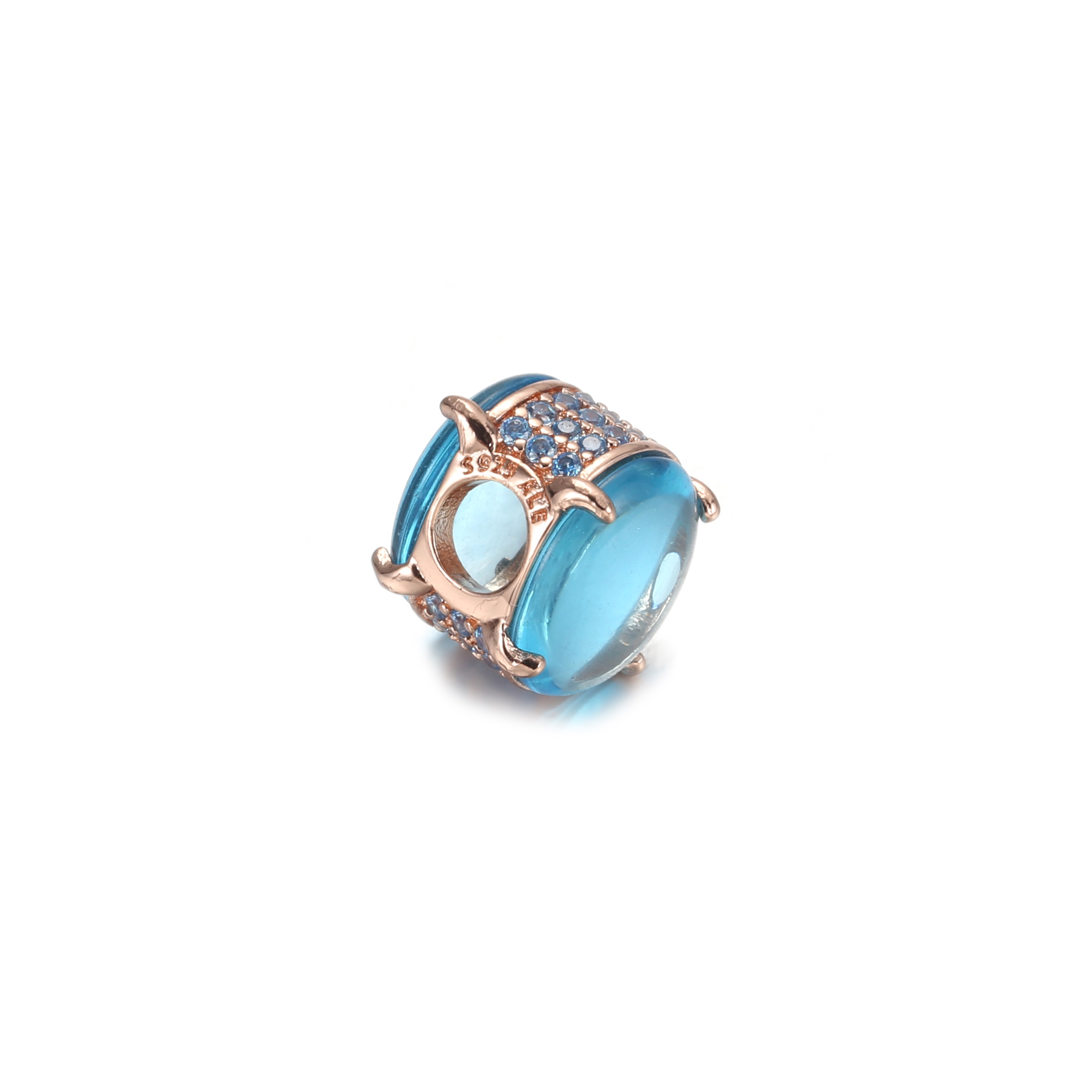 PANDORA Blue Oval Cabochon Bedel - 789309C01