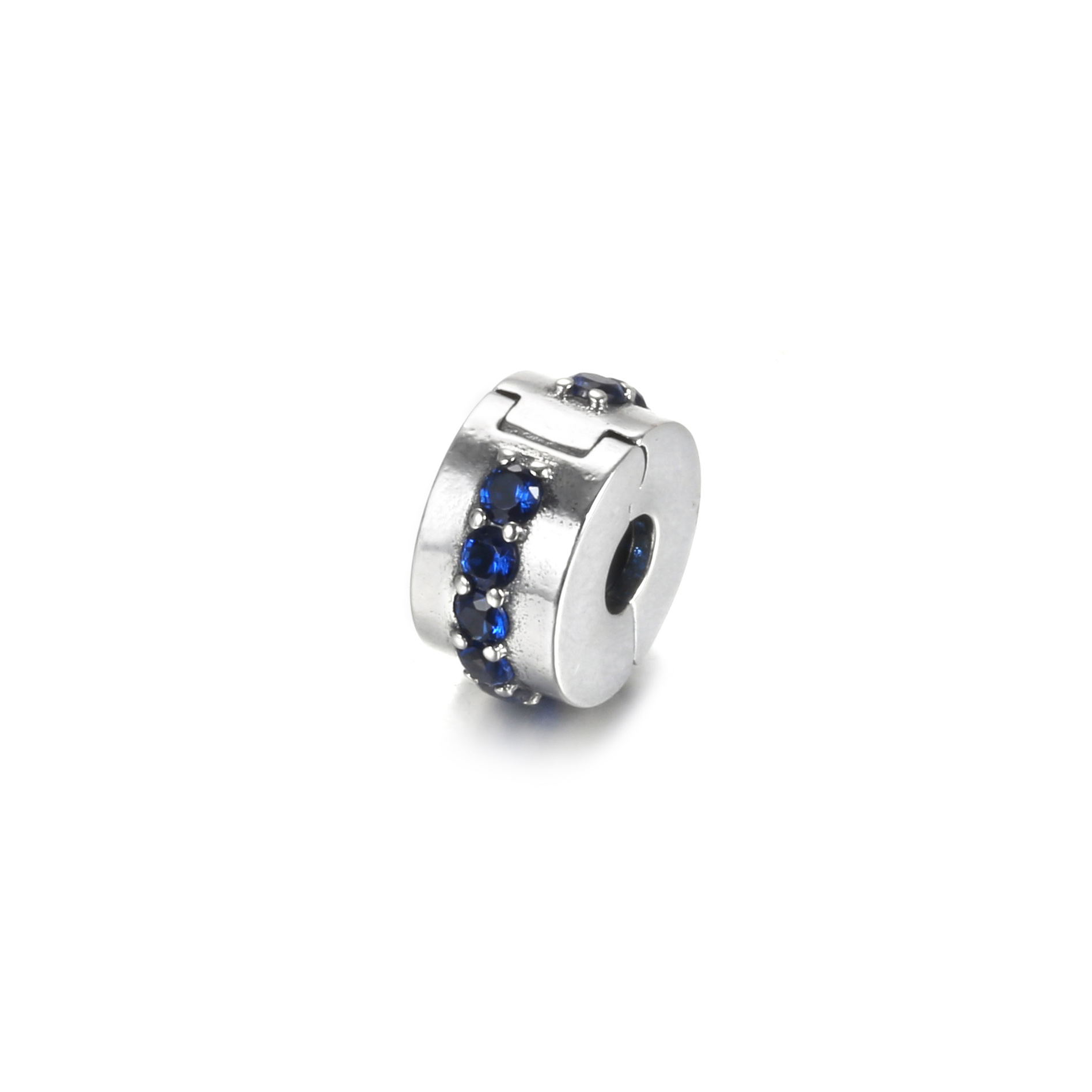 PANDORA Blue Sparkle Clip Bedel - 791972C01