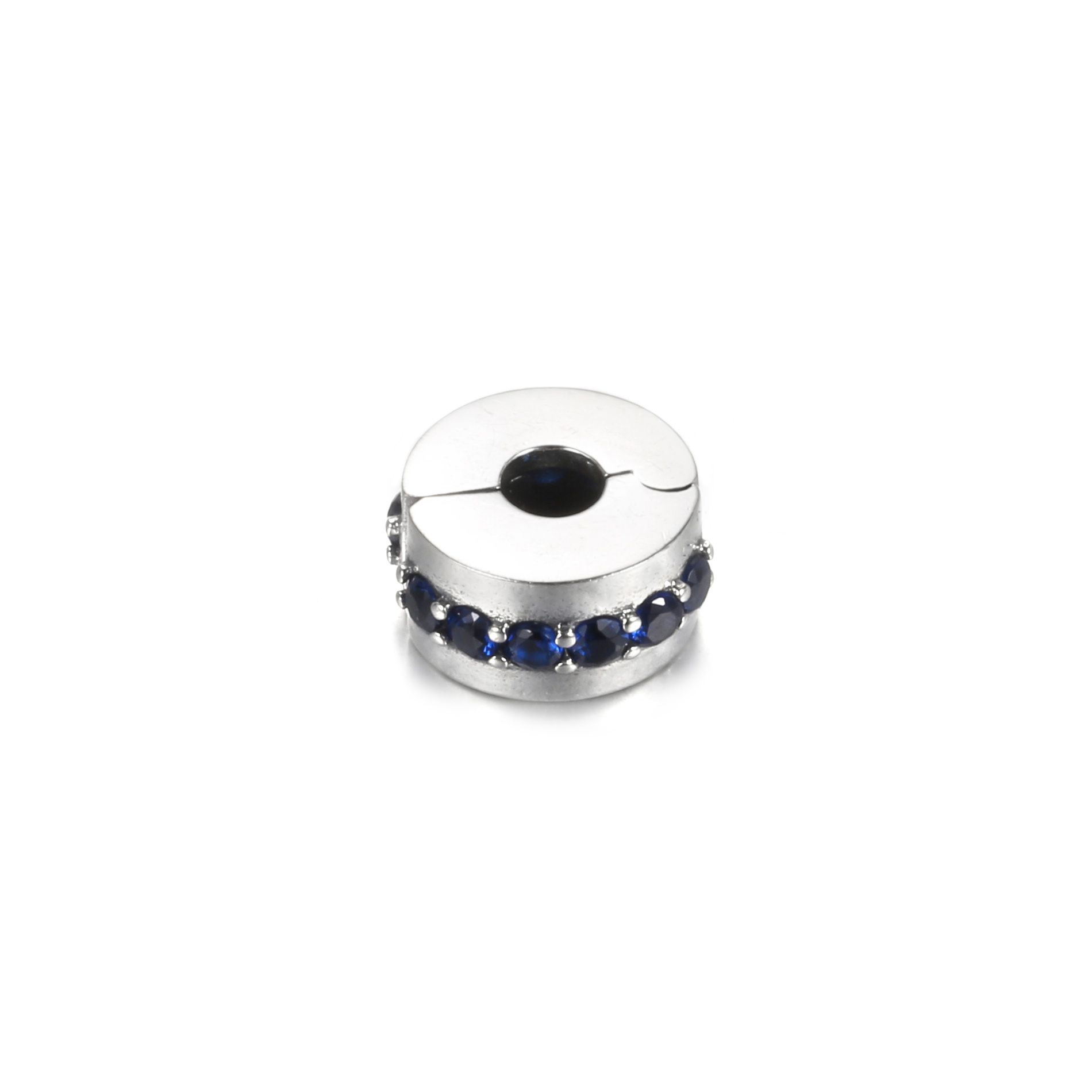 PANDORA Blue Sparkle Clip Bedel - 791972C01