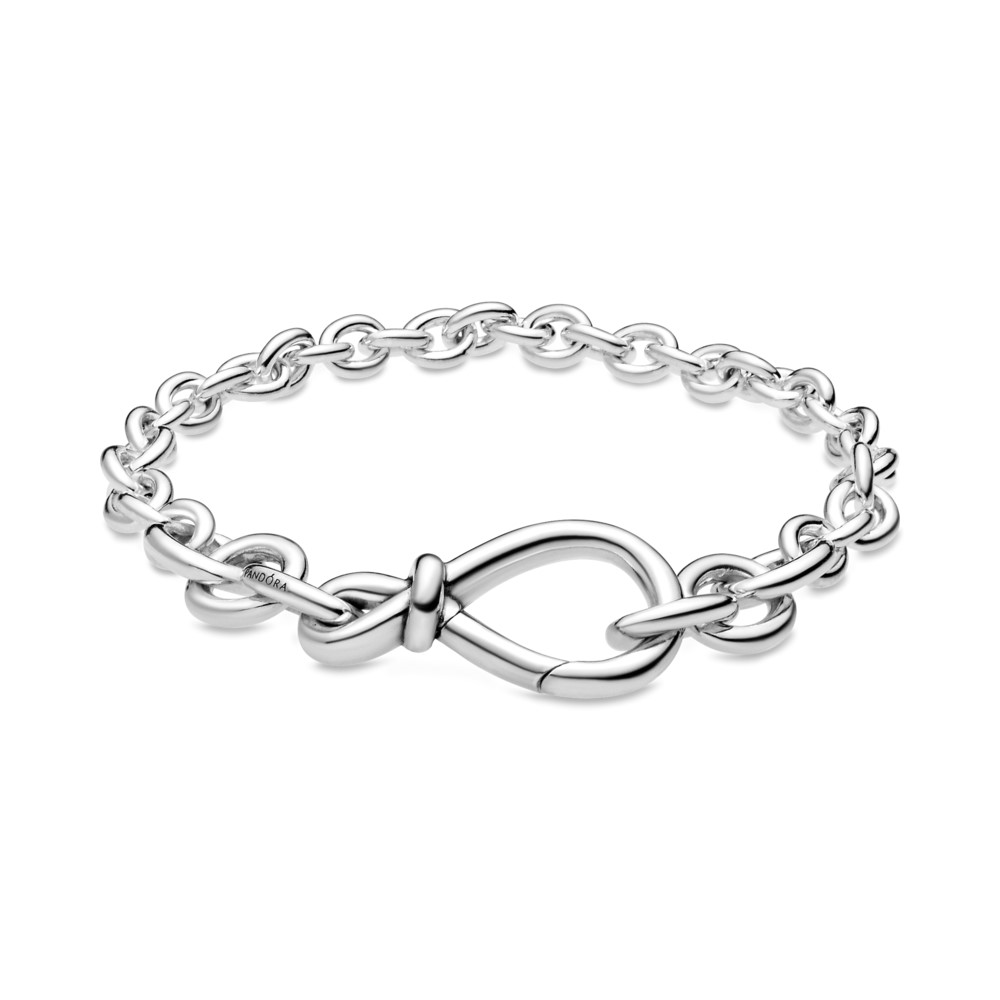 PANDORA Chunky Infinity Knot Schakelarmband - 598911C00