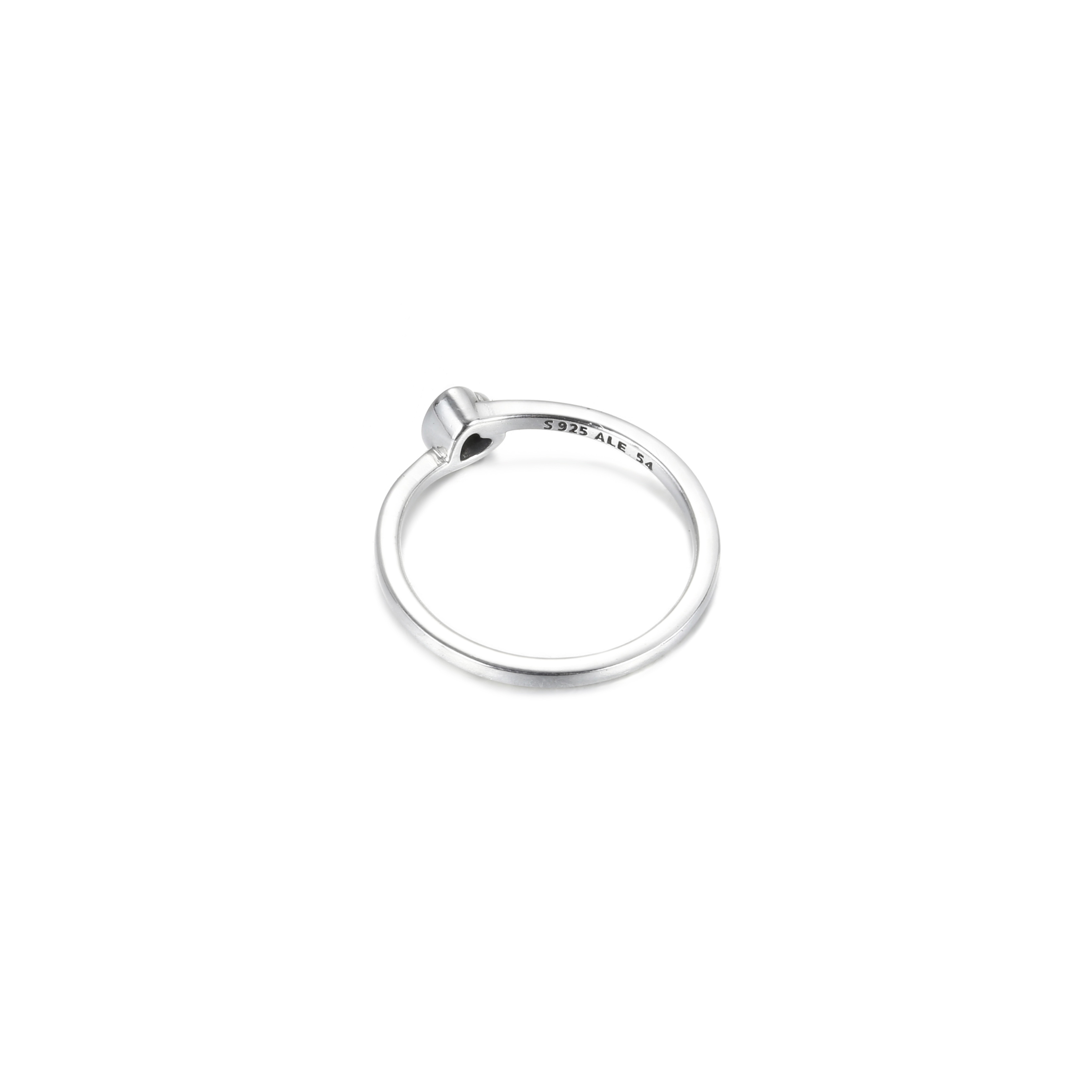 PANDORA Clear Tilted Heart Solitaire Ring - 199267C02