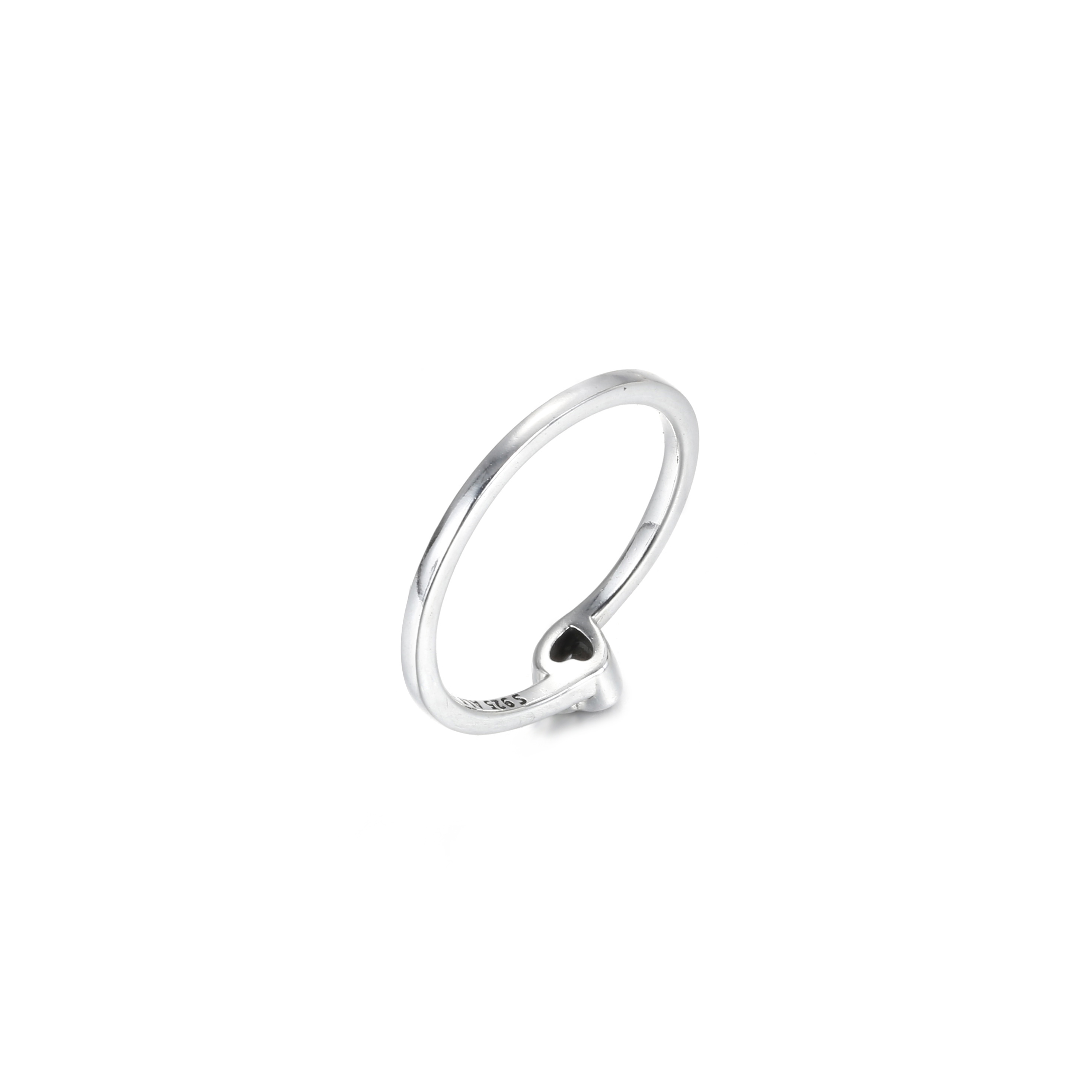 PANDORA Clear Tilted Heart Solitaire Ring - 199267C02