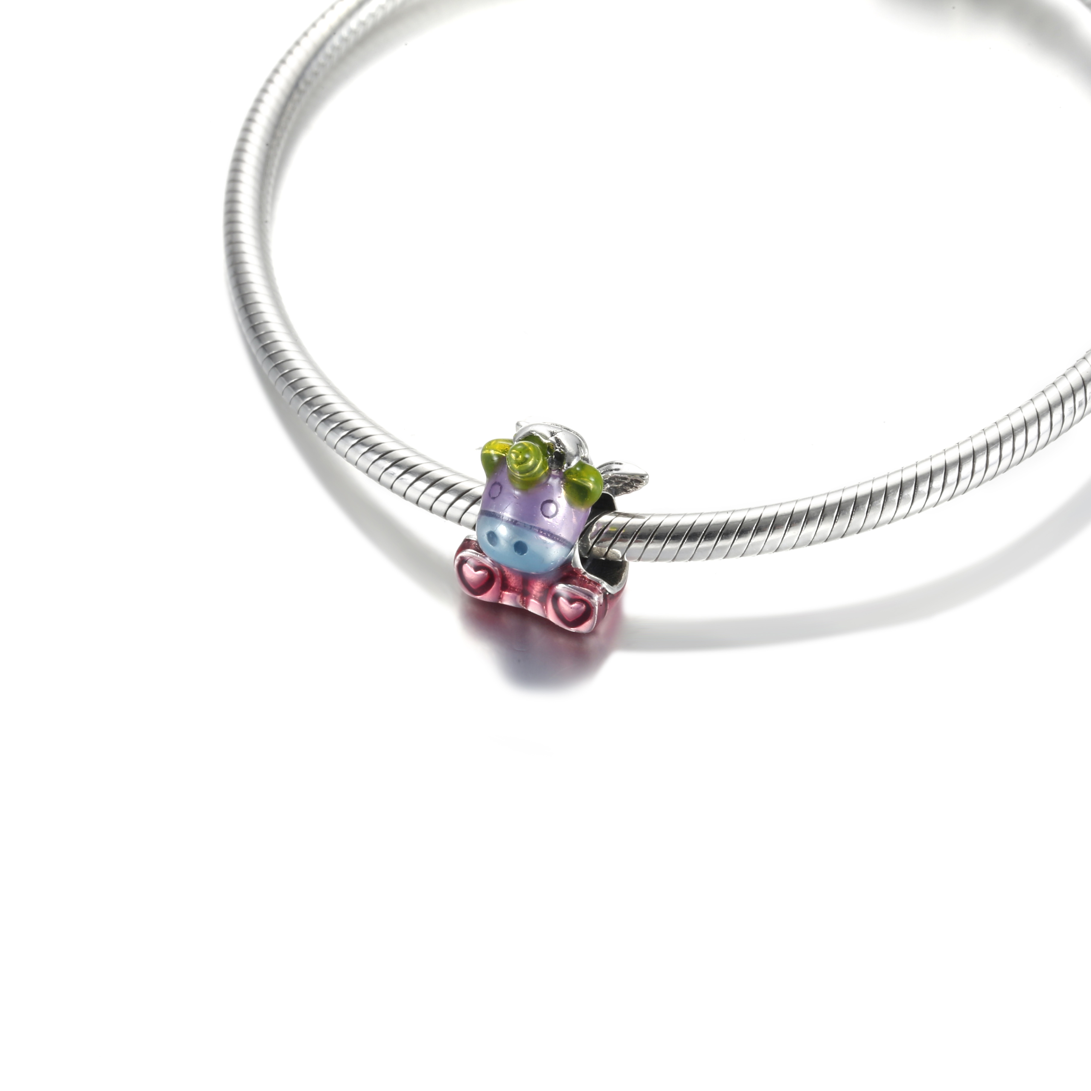 PANDORA Colourful Rainbow Bruno the Unicorn Bedel - 799353C01