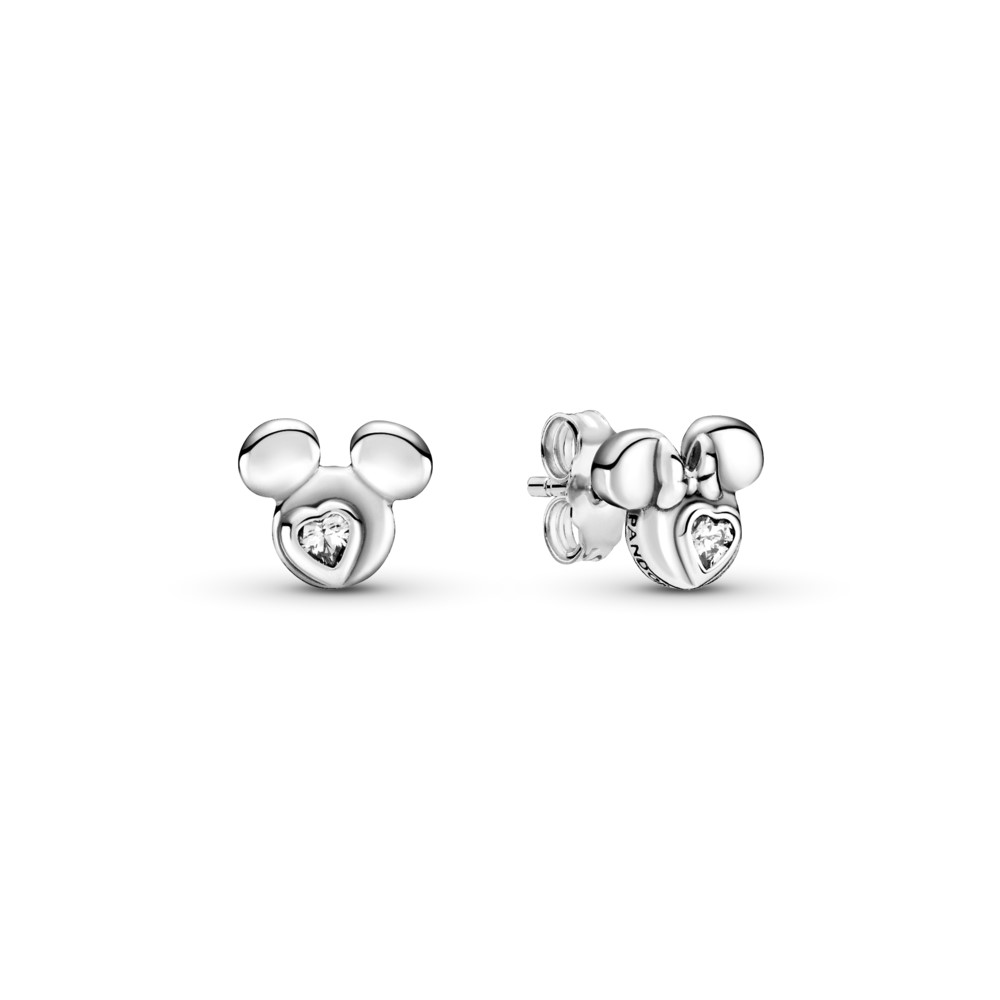 Disney Mickey Mouse & Minnie Mouse Silhouette Stud Earrings - 299258C01