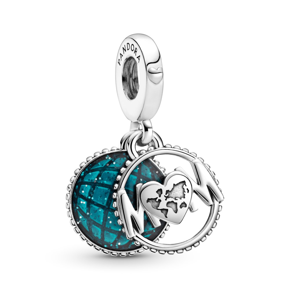 PANDORA Glitter Globe Mum Hangende Bedel - 799368C01