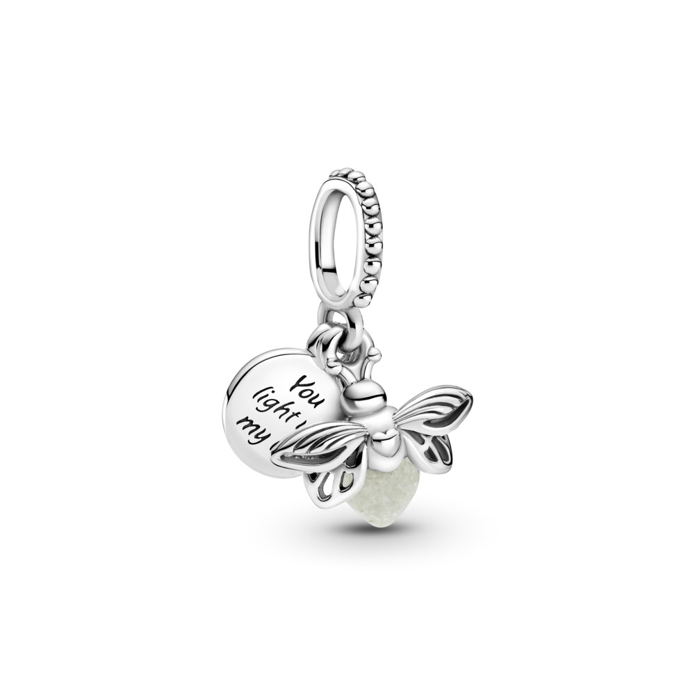 PANDORA Glow-in-the-dark Firefly Hangende Bedel - 799352C01