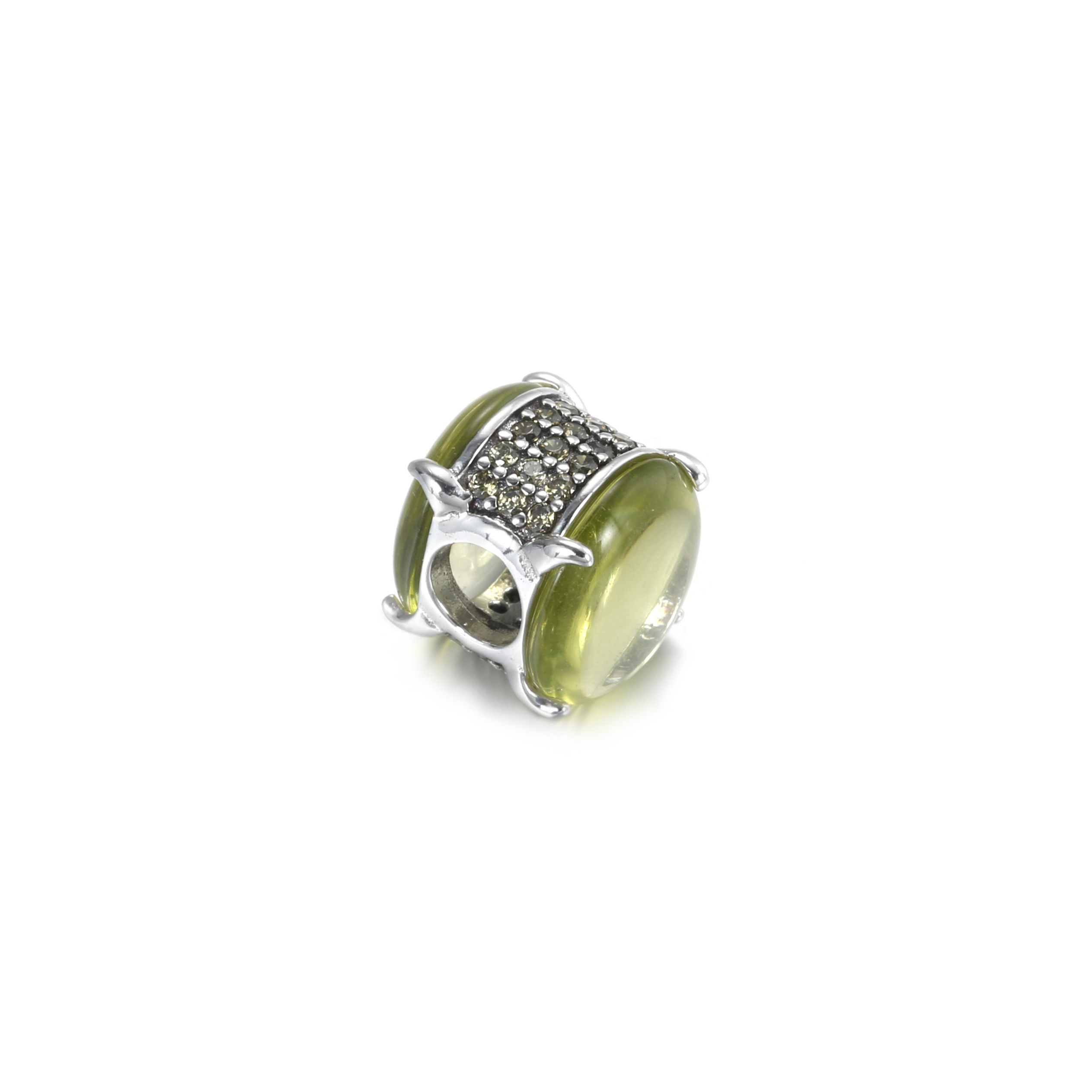 PANDORA Green Oval Cabochon Bedel - 799309C02