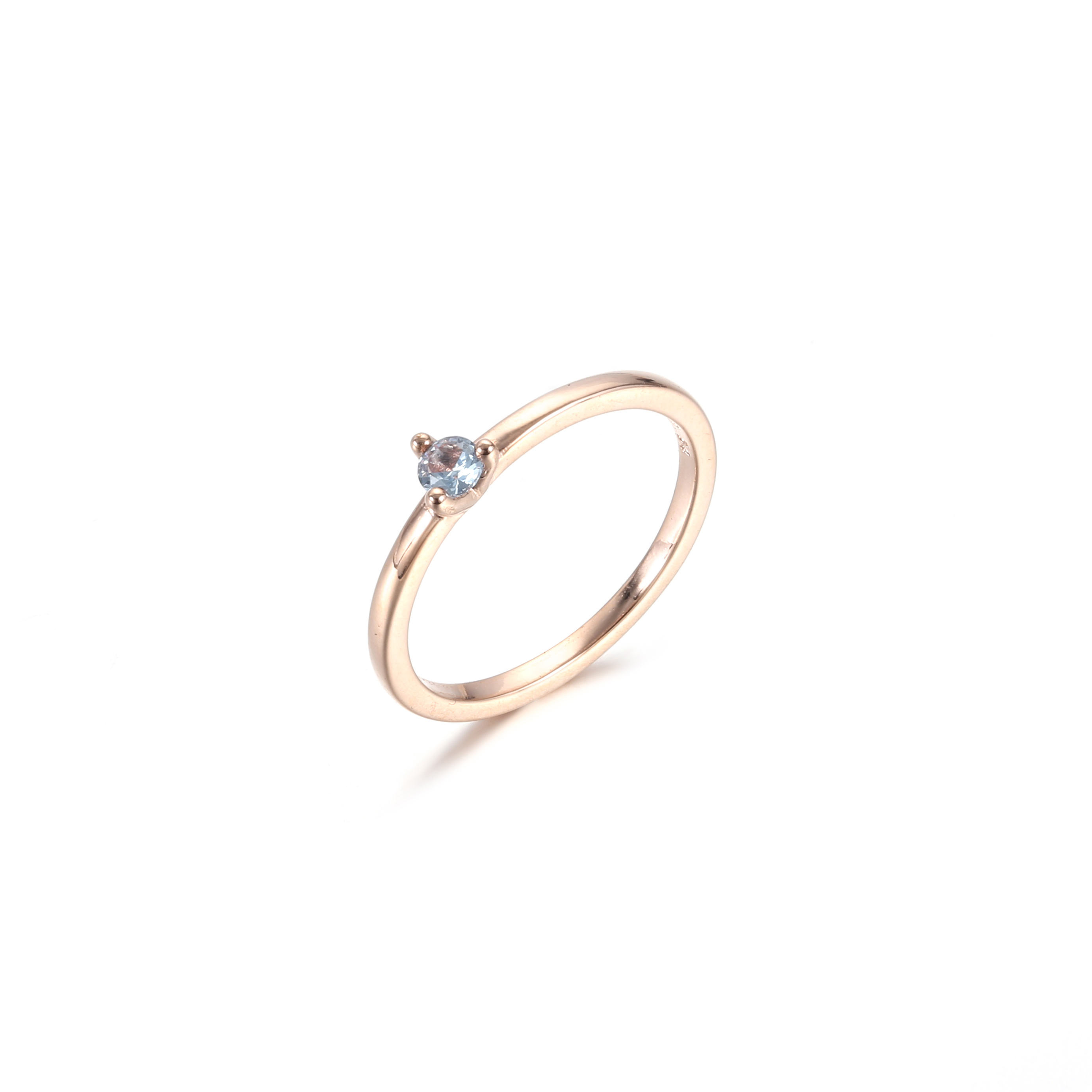 Light Blue Solitaire Ring 189259c02