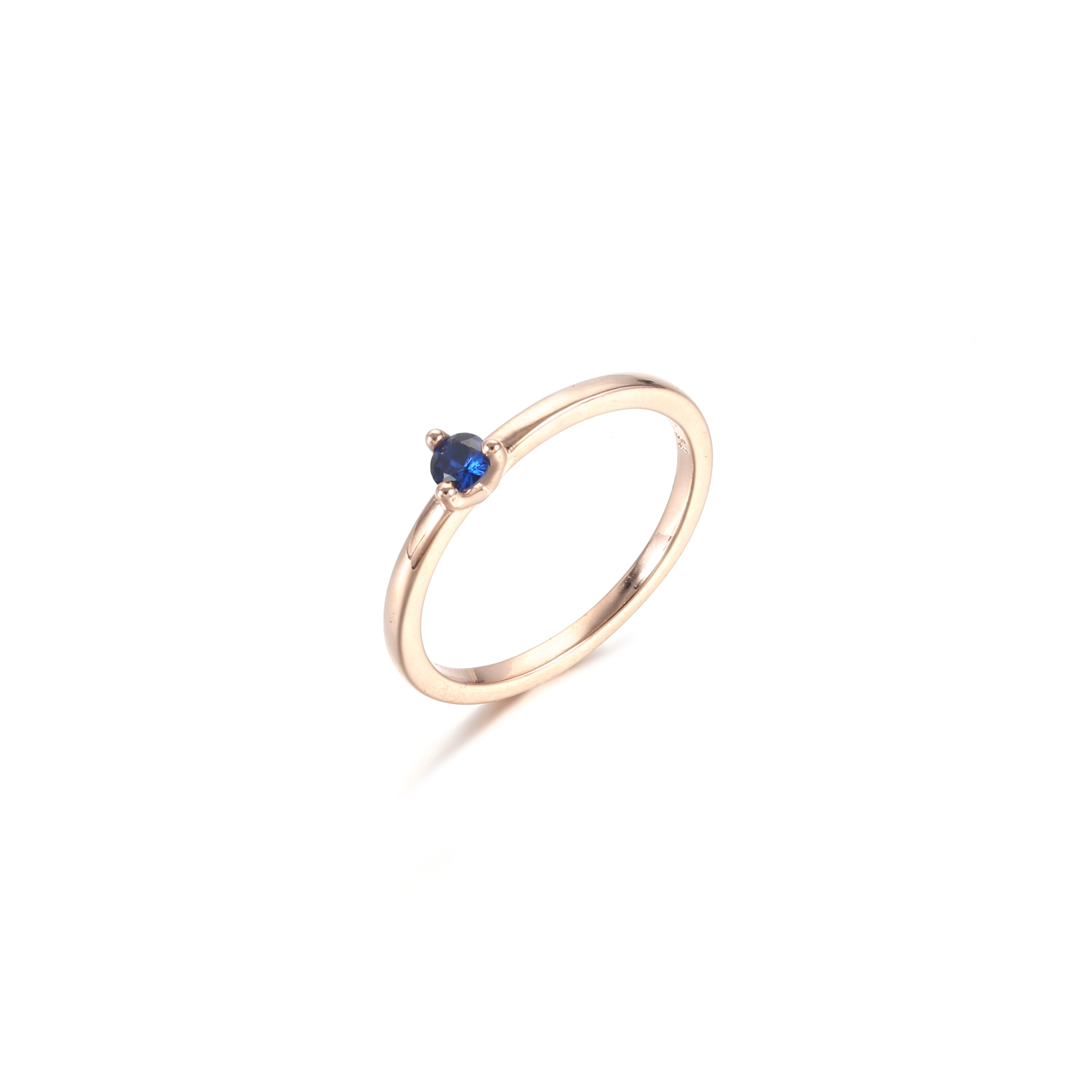 Light Blue Solitaire Ring 189259c02