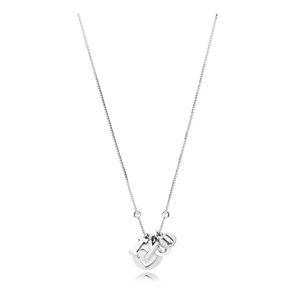 PANDORA Ik hou van jou Ketting - 396580-60