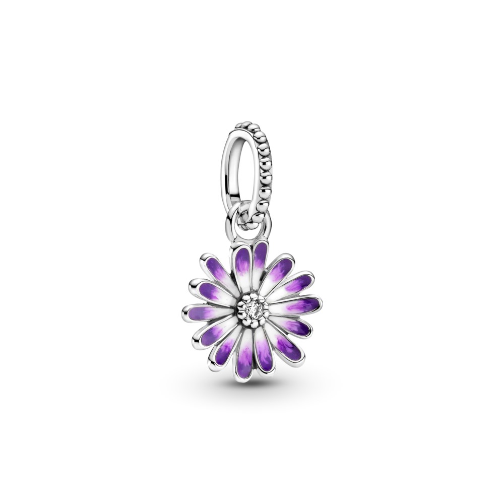 PANDORA Purper Madeliefje Hangende Bedel - 798771C01