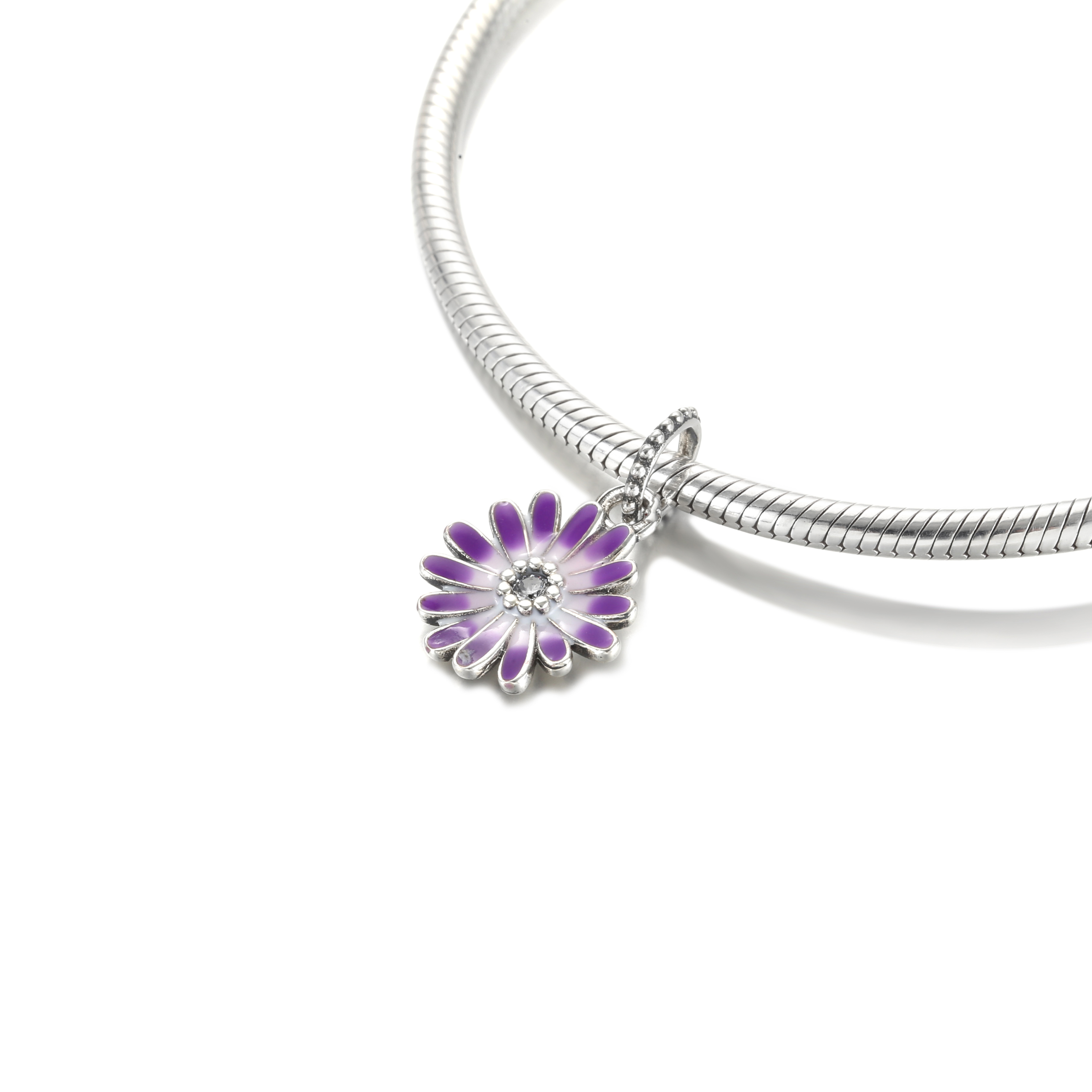 PANDORA Purper Madeliefje Hangende Bedel - 798771C01