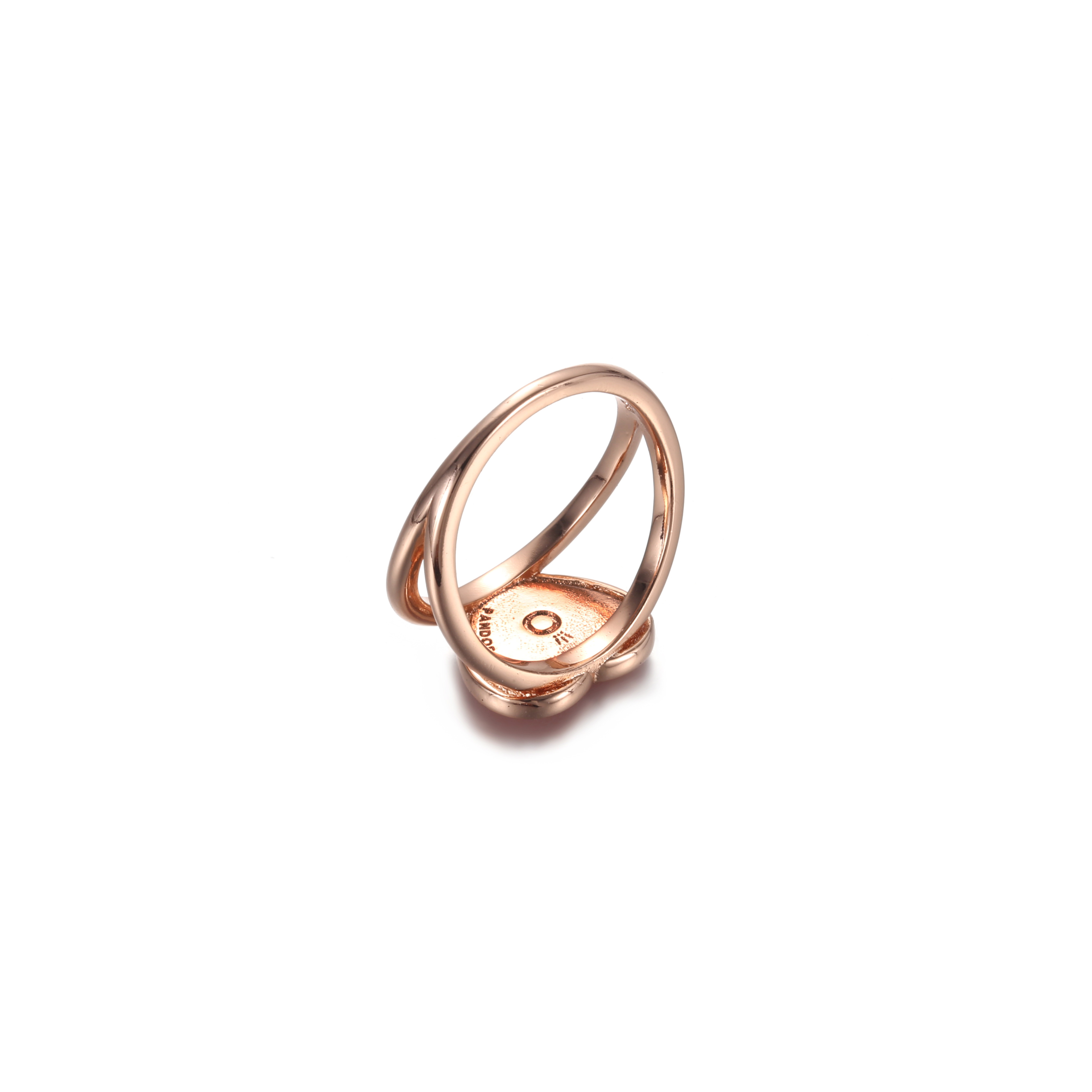 Pink Swirl Heart Statement Ring 189263c01