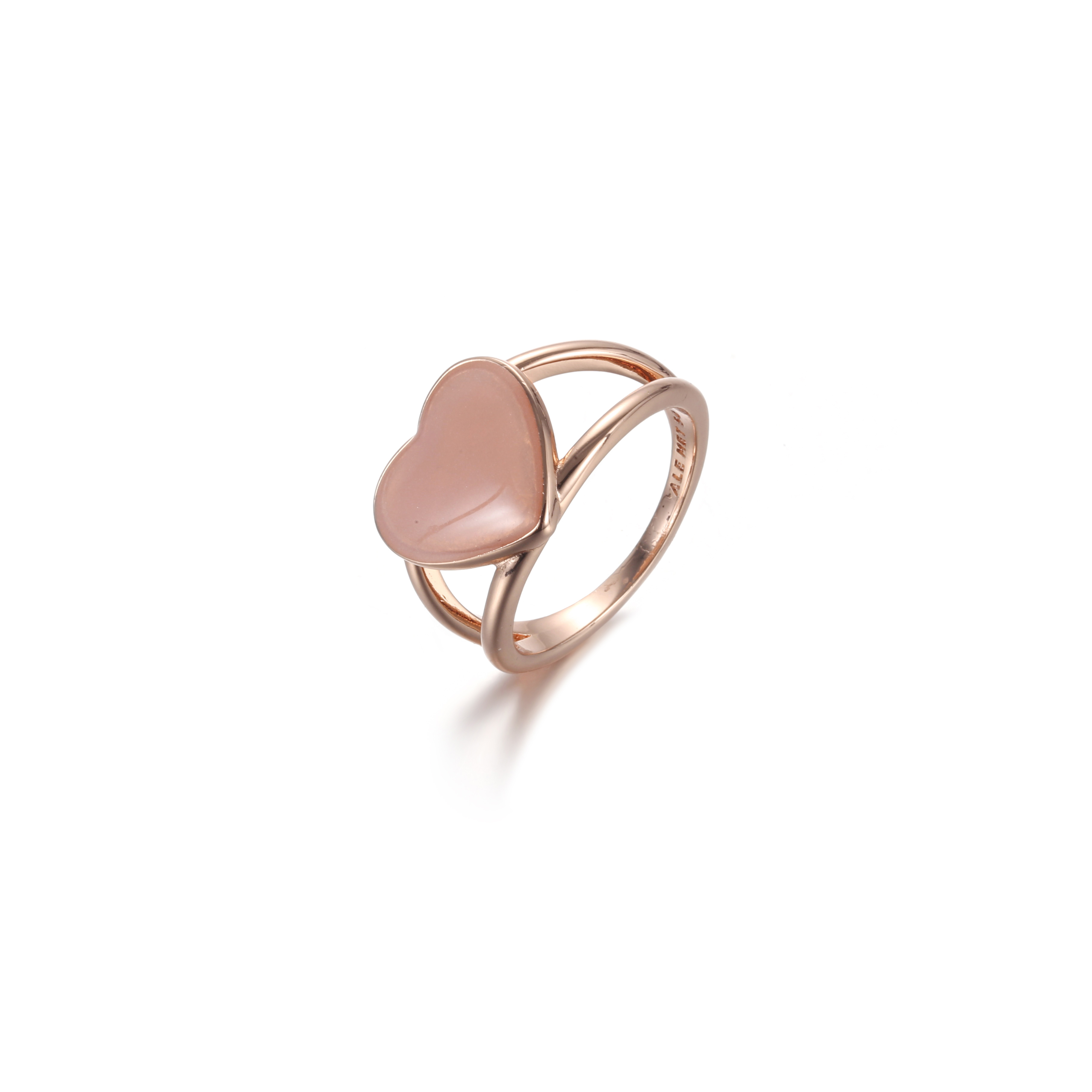 Pink Swirl Heart Statement Ring 189263c01