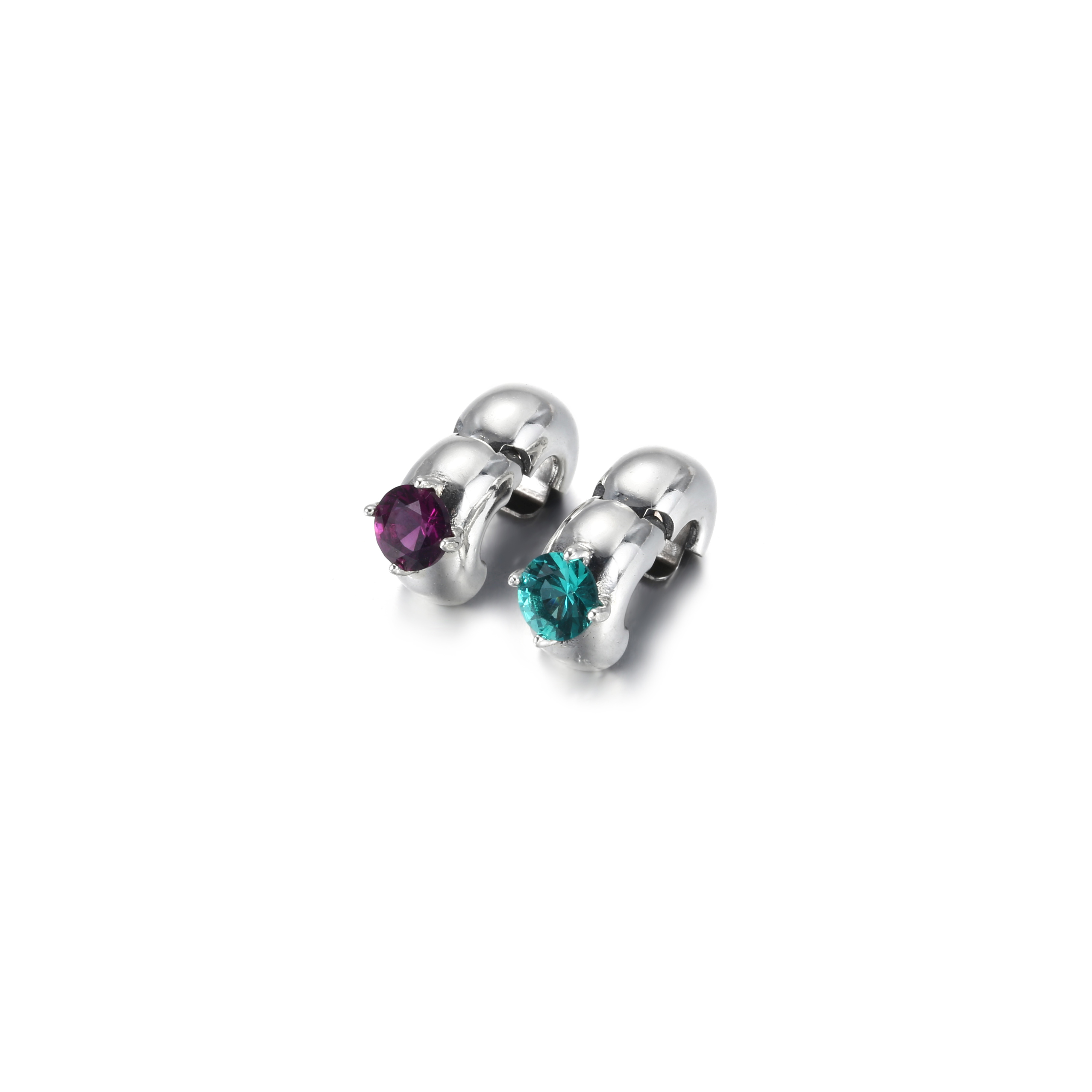 Purple Round Solitaire Clip Bedel 799204c02