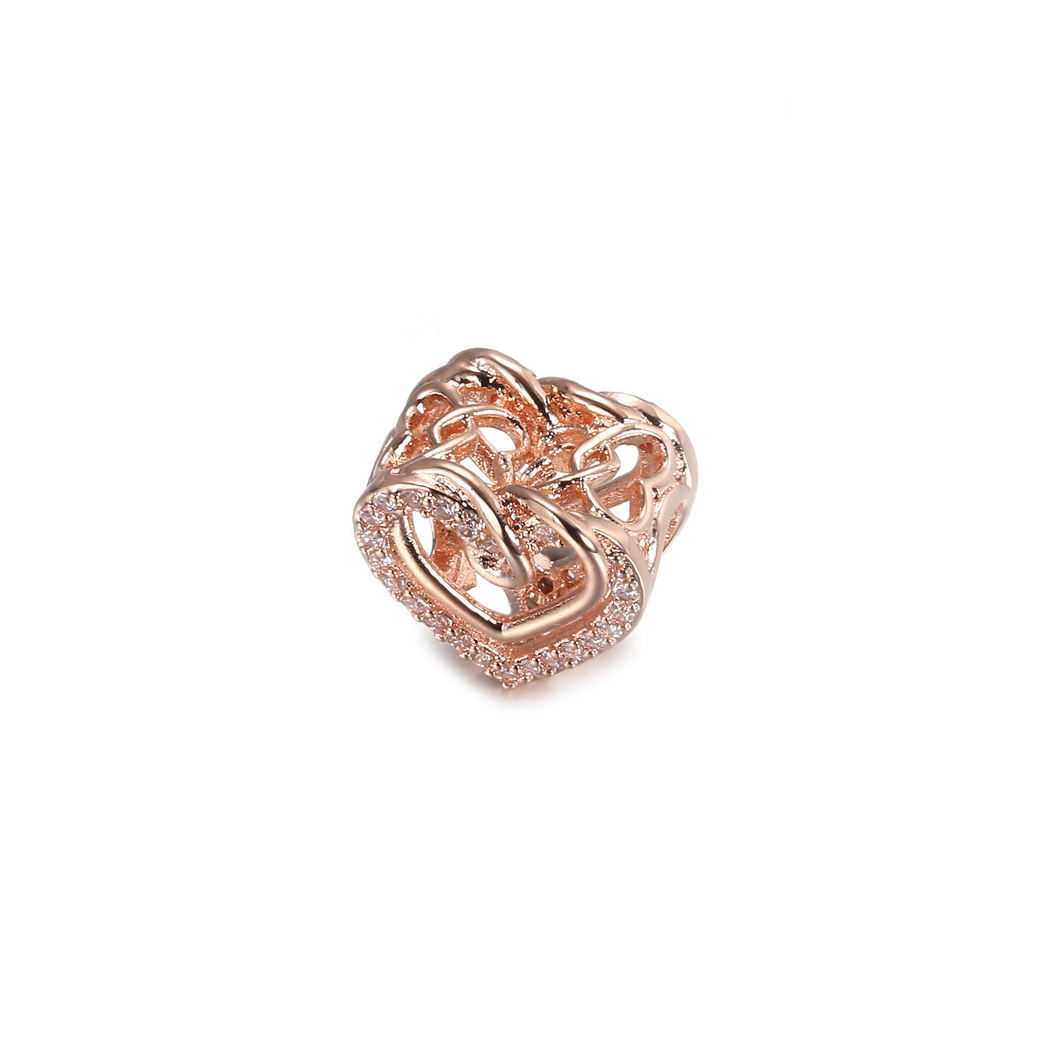 PANDORA Sparkling Entwined Hearts Bedel - 789270C01