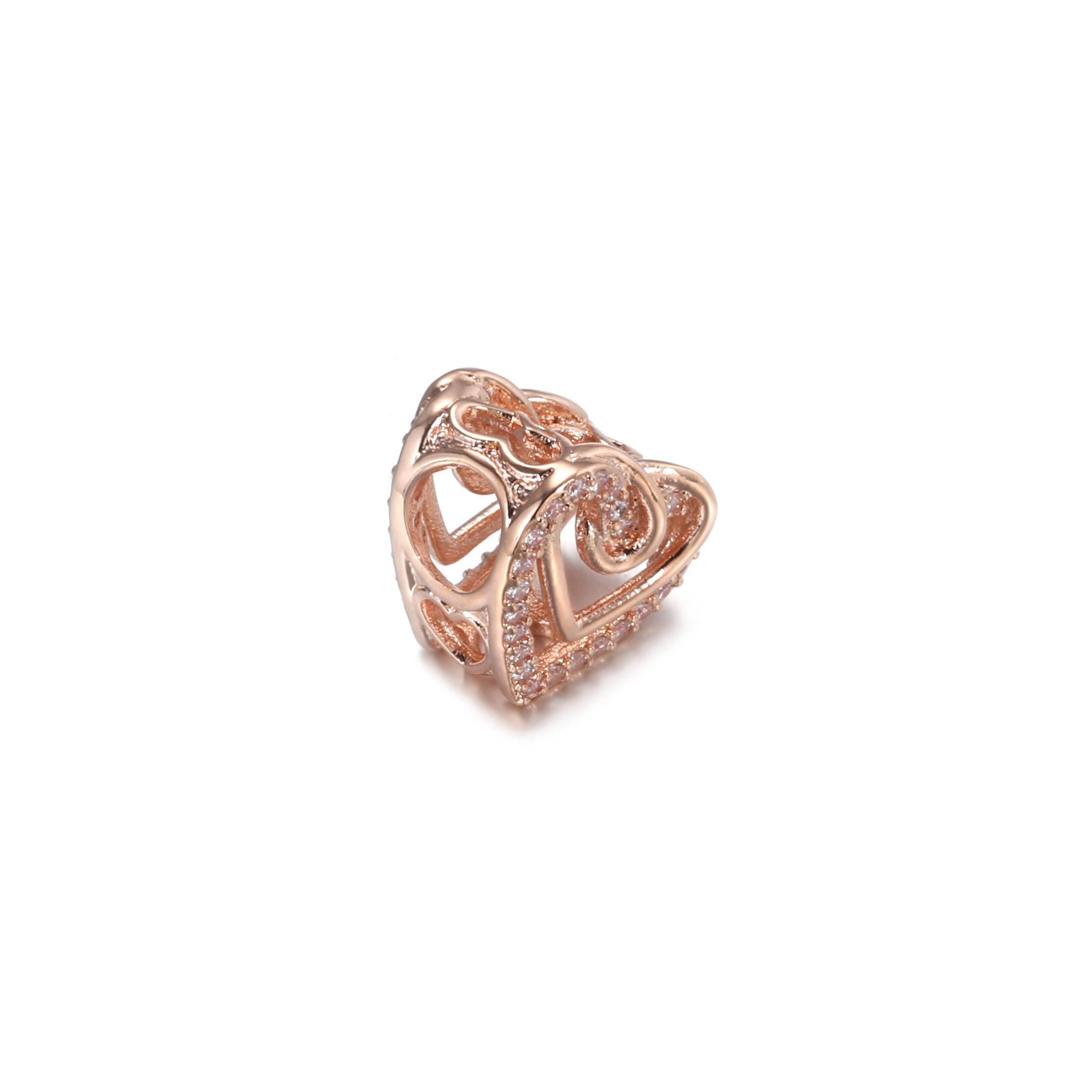 PANDORA Sparkling Entwined Hearts Bedel - 789270C01