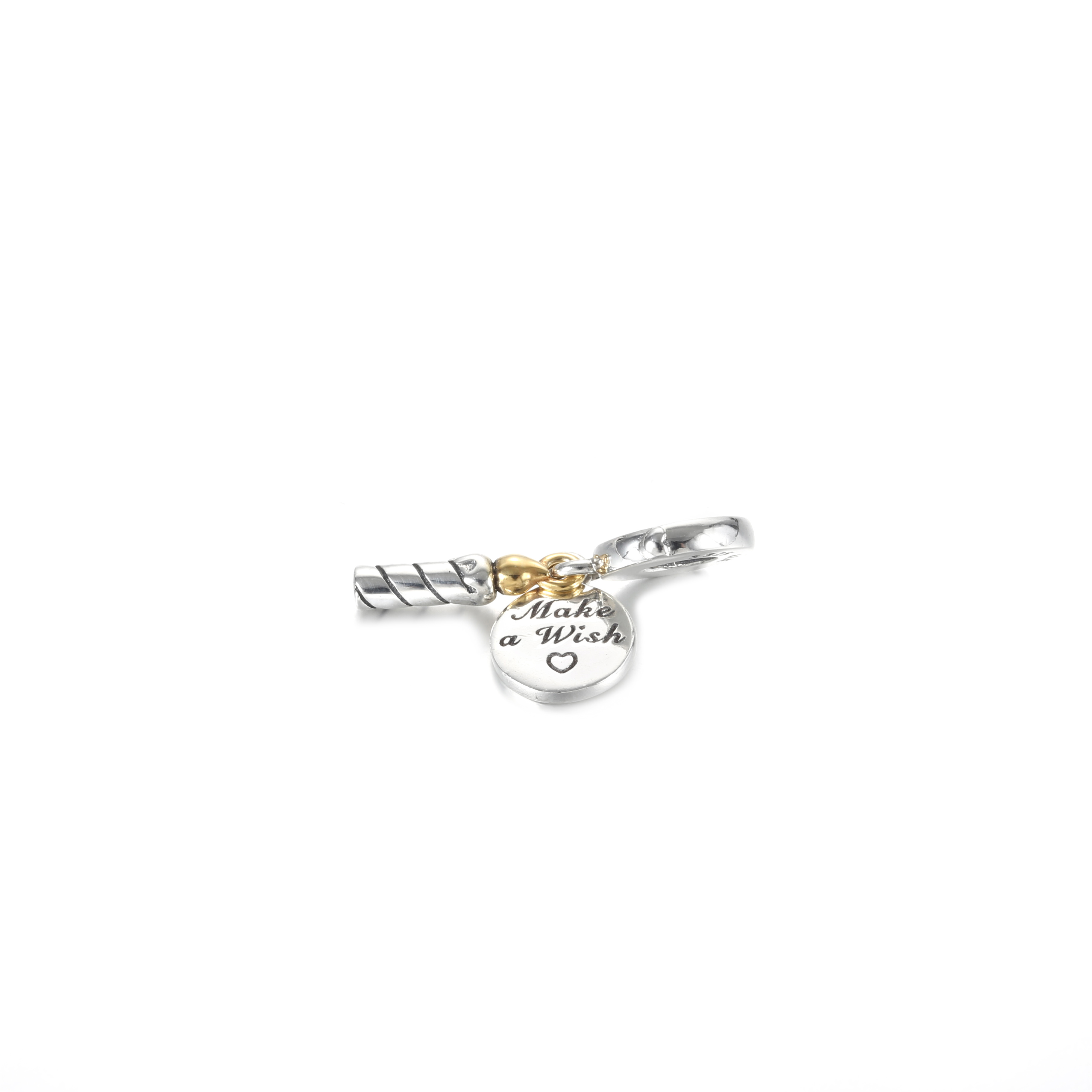 PANDORA Two-tone Birthday Candle Hangende Bedel - 799328C00