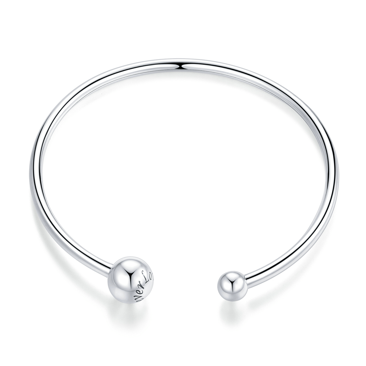 Pandora Style Eenvoudig uitrekken Open Bangle - SCB198