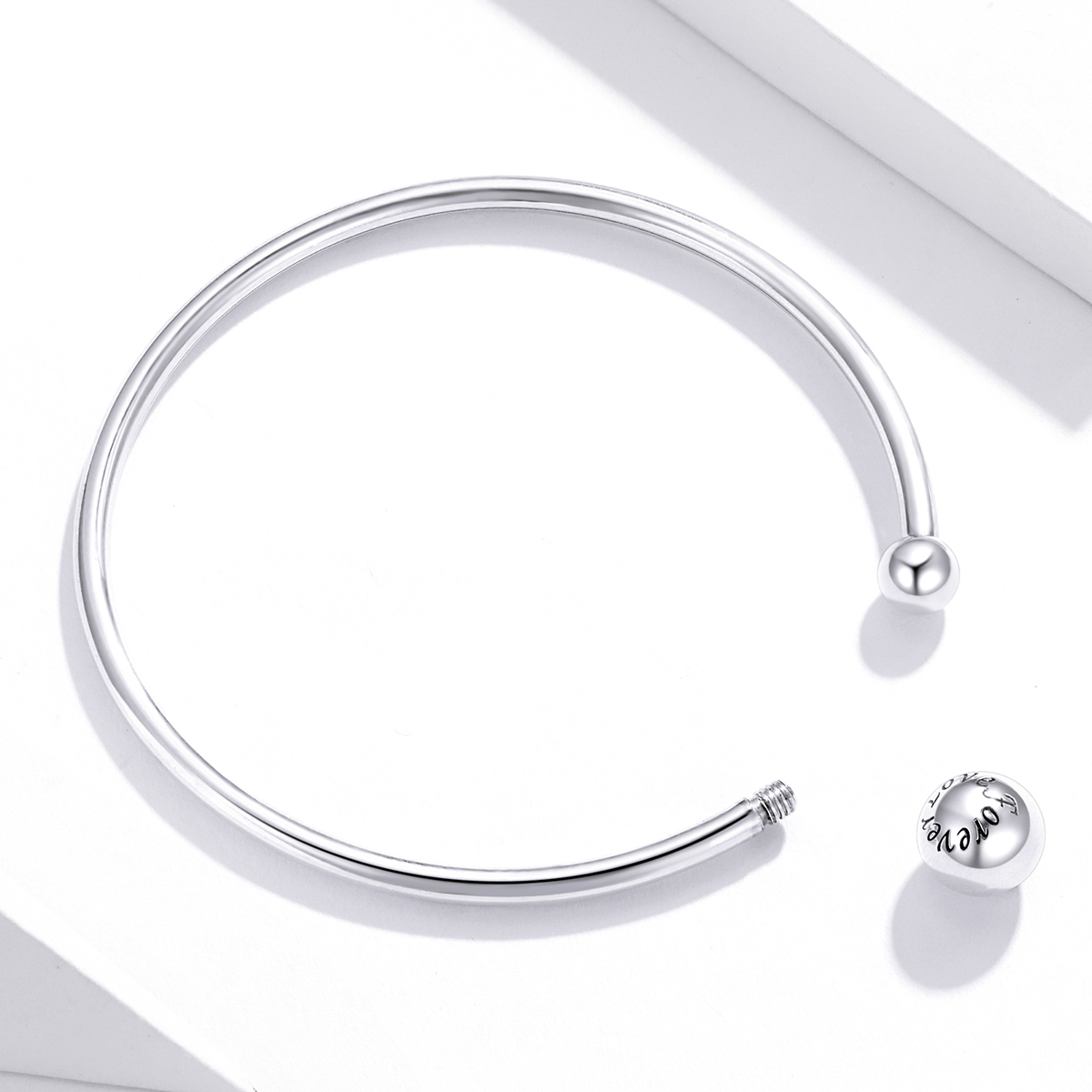 Pandora Style Eenvoudig uitrekken Open Bangle - SCB198