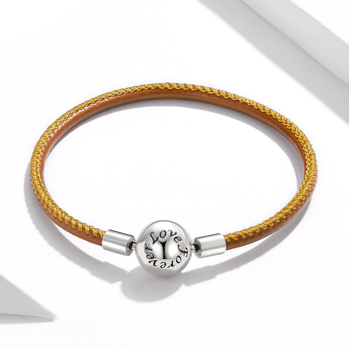 Pandora Style Familie voor altijd Leren armband - SCB215