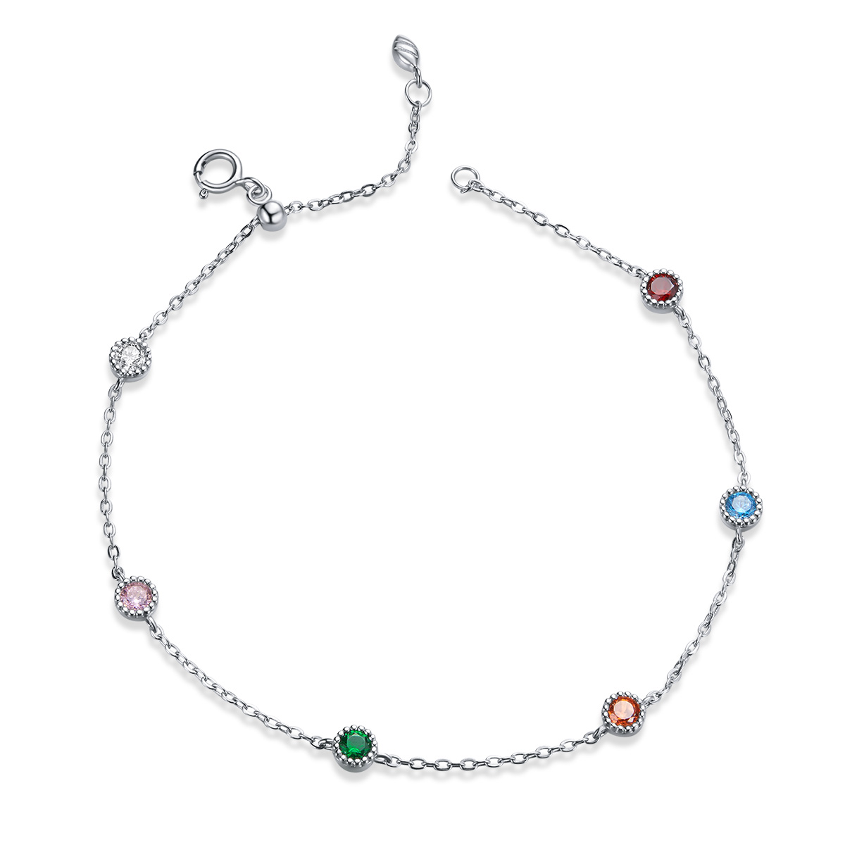 Pandora Style Gekleurde zomer Sliding Armband - SCB184