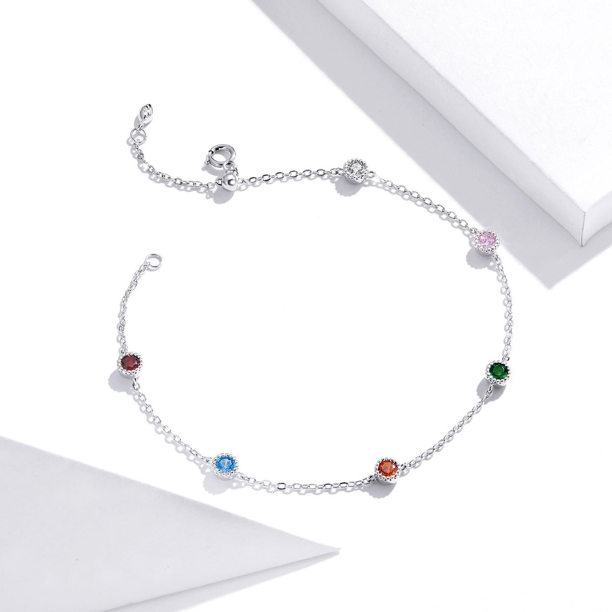 Pandora Style Gekleurde zomer Sliding Armband - SCB184