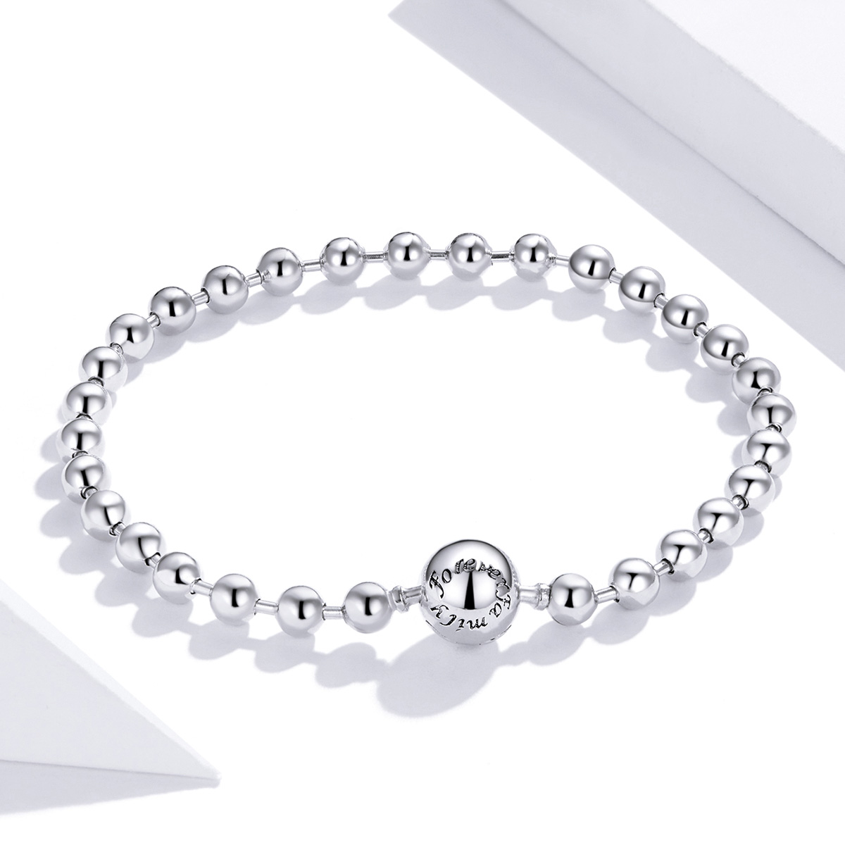 Pandora Style Zilveren Kralen Armband - SCB208