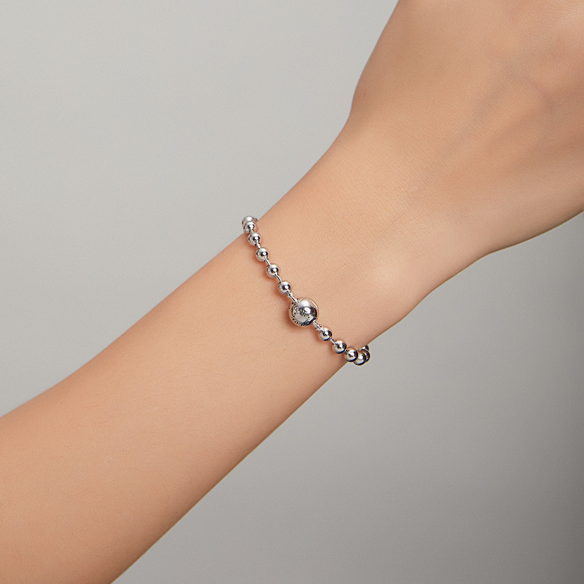 Pandora Style Zilveren Kralen Armband - SCB208