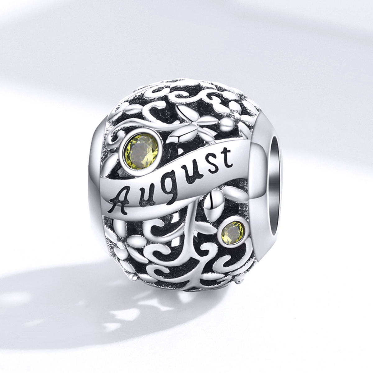 Pandora Style Augustus Peridot Birthstone Bedel - SCC1385-8