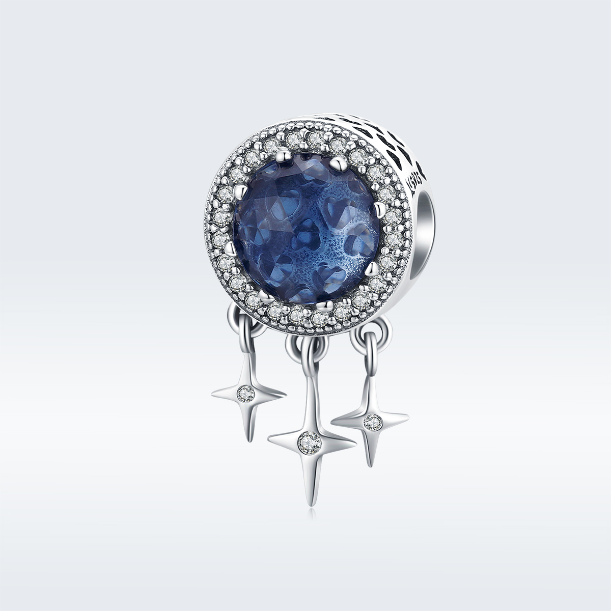 Pandora Style Blauwe ster Bedel - SCC1432