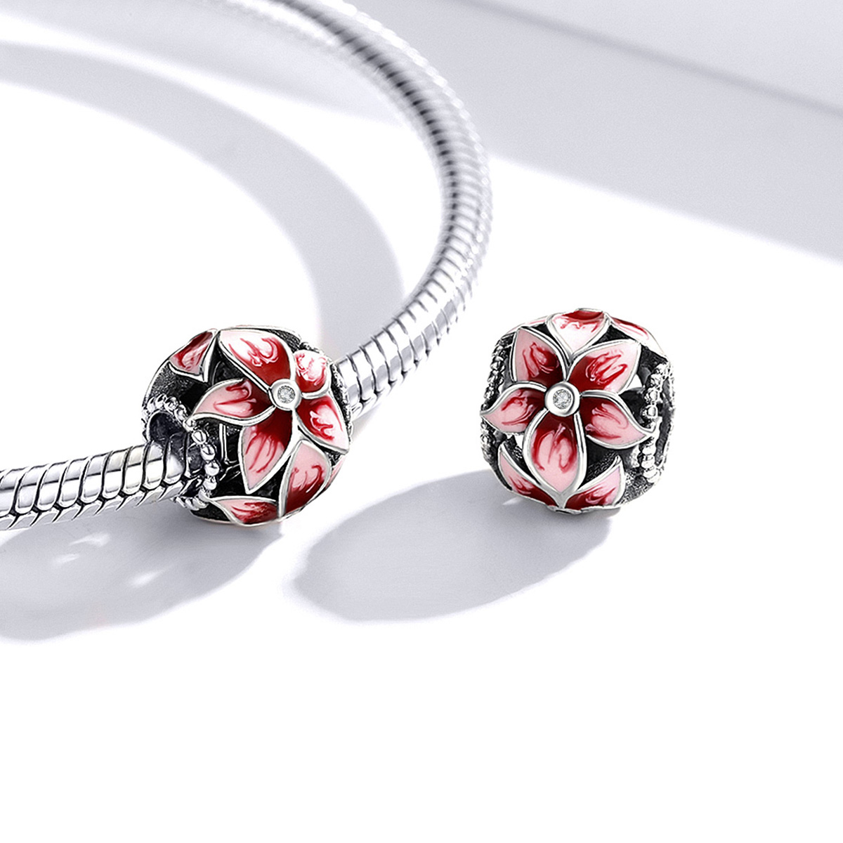 Pandora Style Bloeiende bloem Bedel - SCC1707