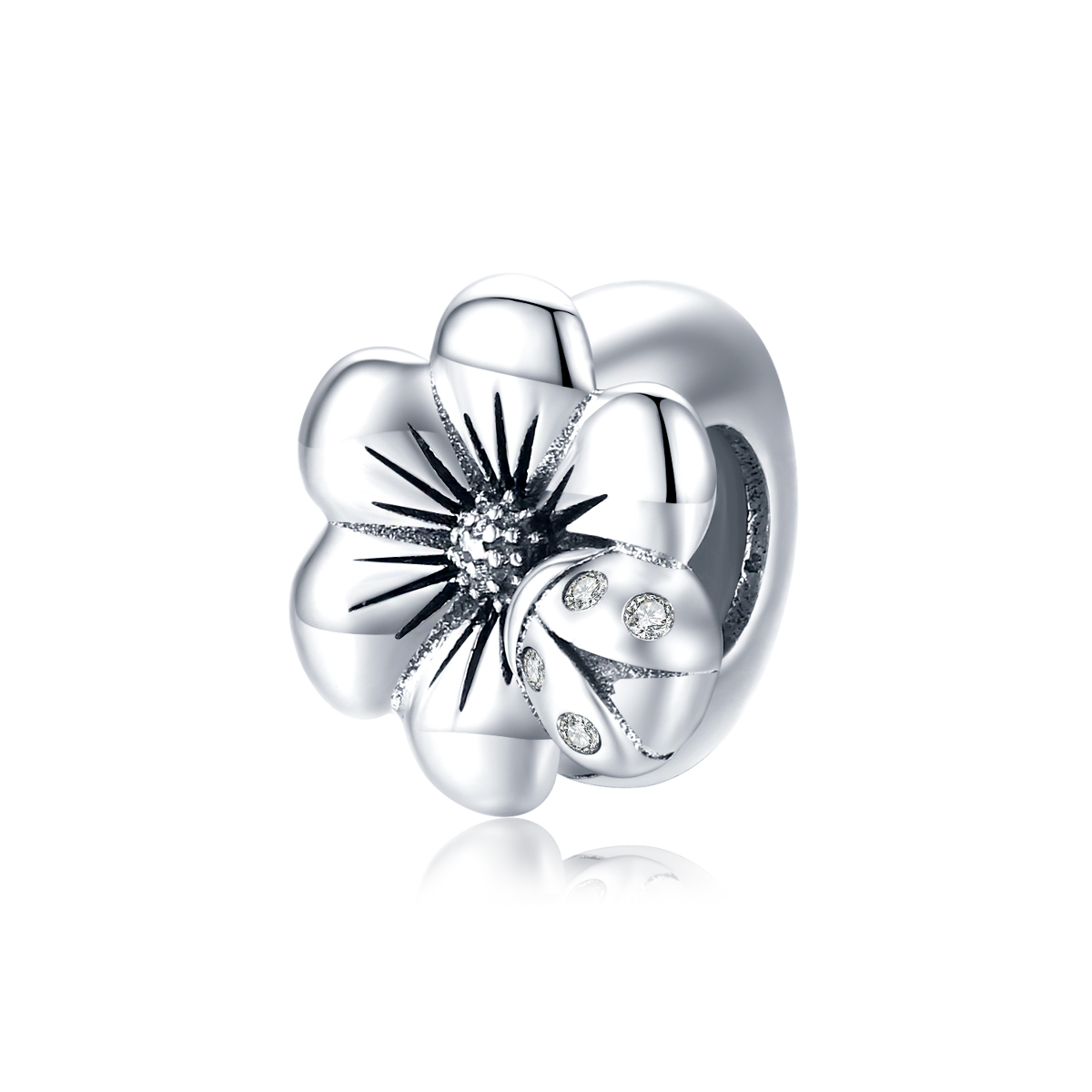 Pandora Style Bloeiende bloem Bedel - SCC1722