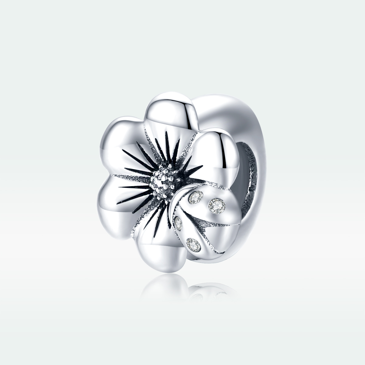 Pandora Style Bloeiende bloem Bedel - SCC1722