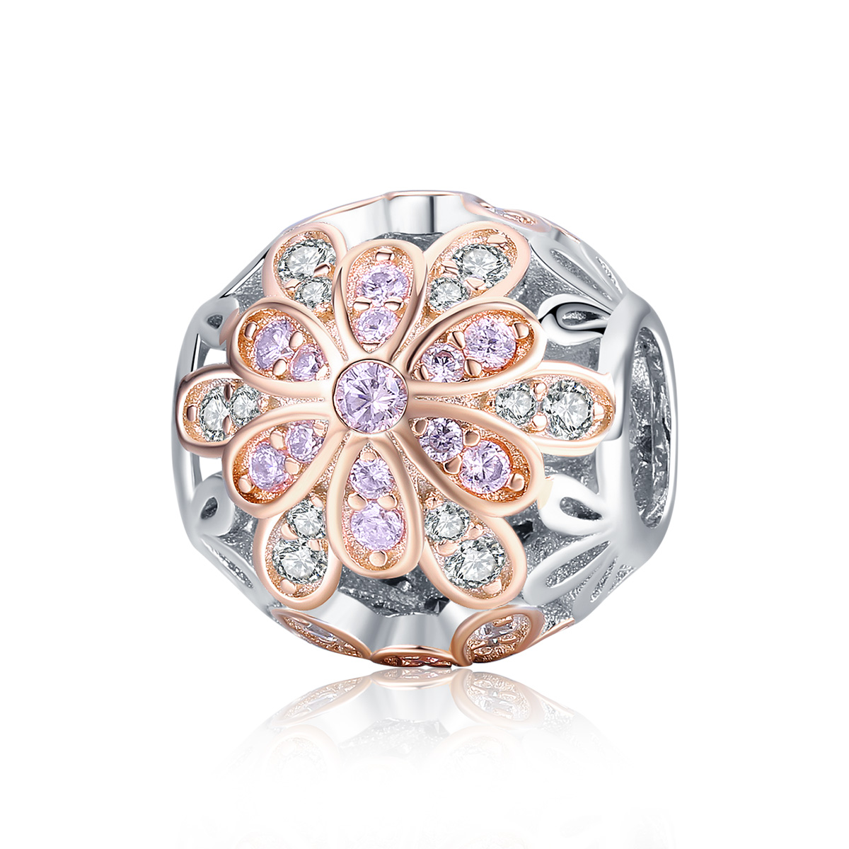 Pandora Style Bloemen Bedel - SCC922