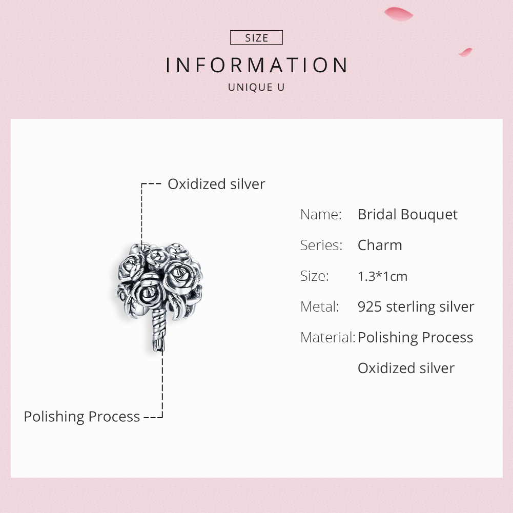 Pandora Style Brdal Bouquet Bedel - SCC1566