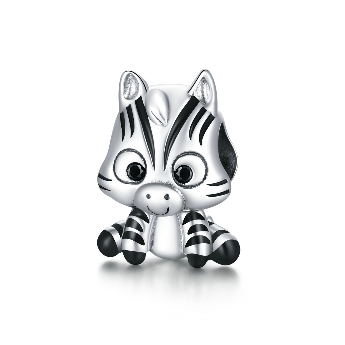 Pandora Style Cartoon Zebra Bedel - BSC387