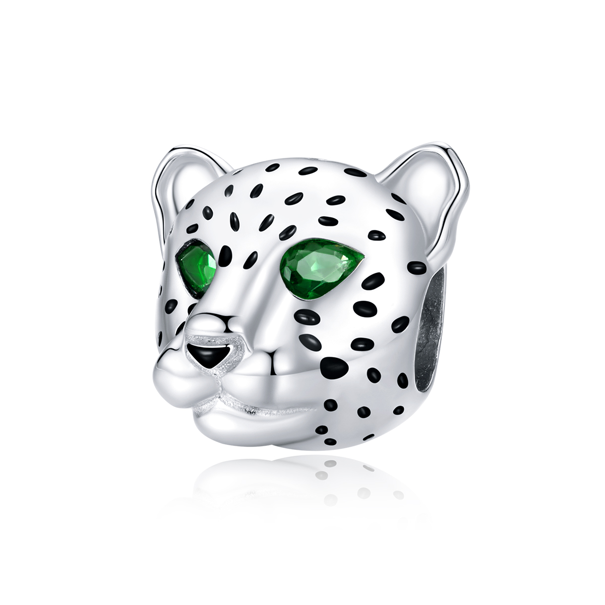 Pandora Style Cheetah hoofd Bedel - SCC1675