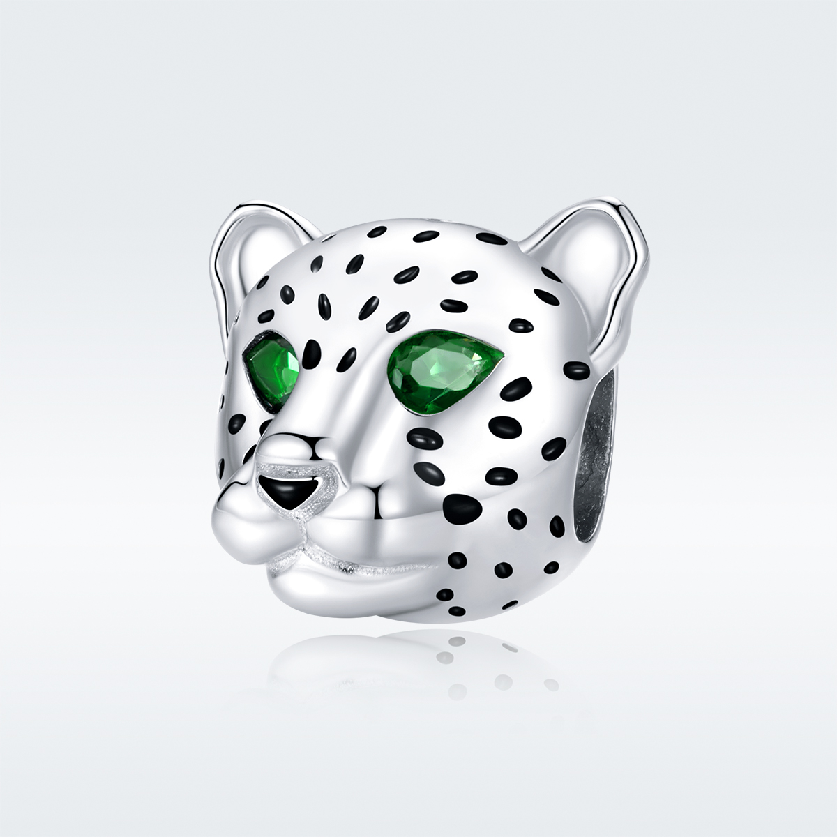 Pandora Style Cheetah hoofd Bedel - SCC1675