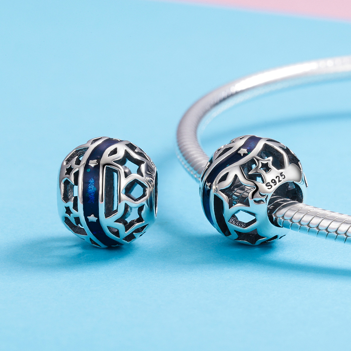 Pandora Style De Shining Star River Bedel - SCC640