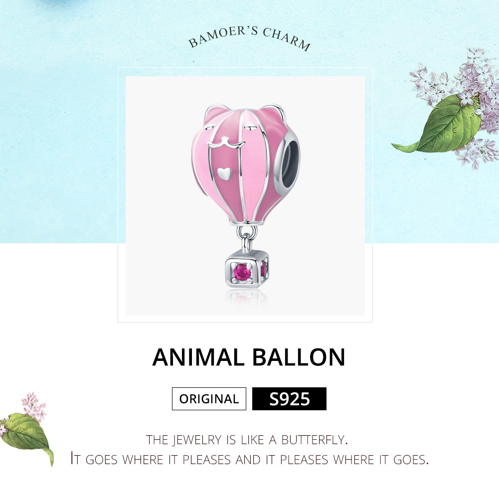 Pandora Style Dieren Ballon Bedel - SCC1378