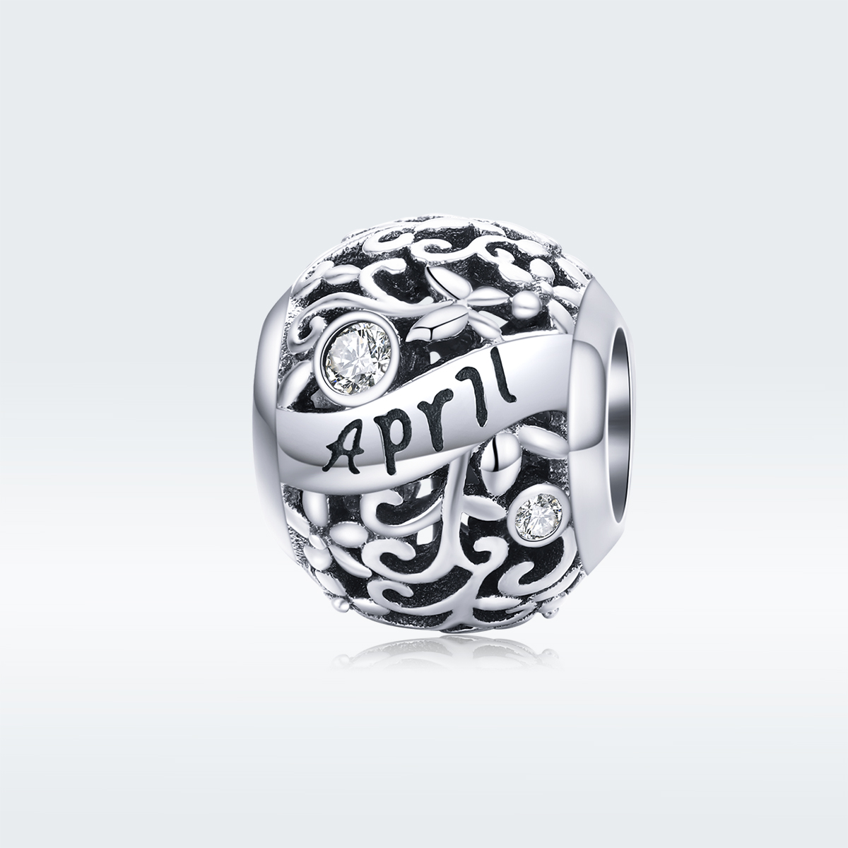 Pandora Style Geboortesteen april Bedel - SCC1385-4