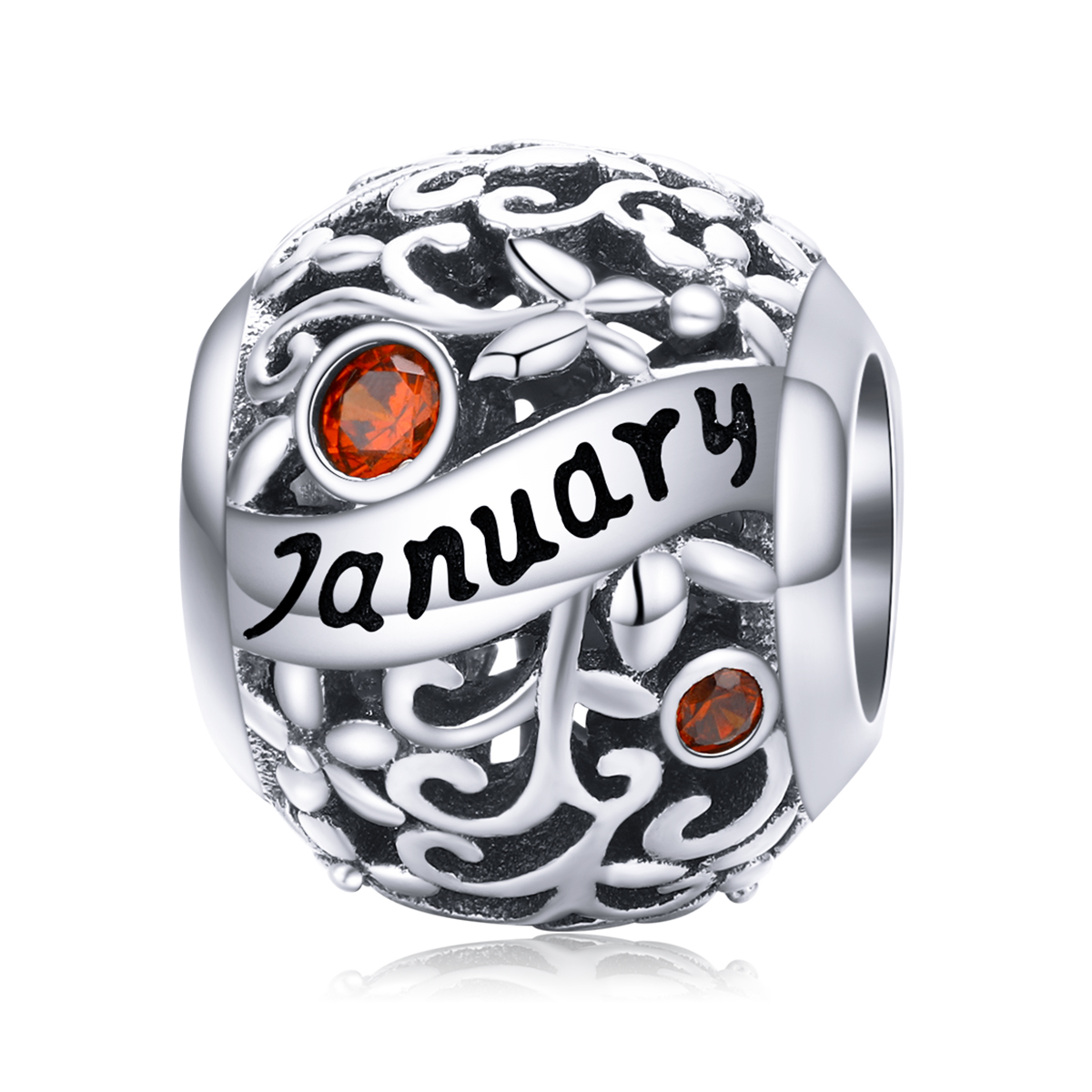 Pandora Style Geboortesteen januari Bedel - SCC1385-1