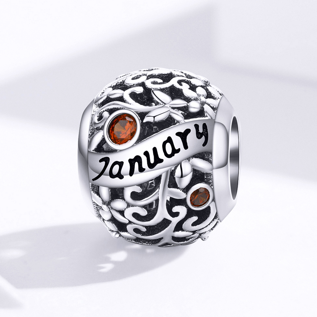 Pandora Style Geboortesteen januari Bedel - SCC1385-1